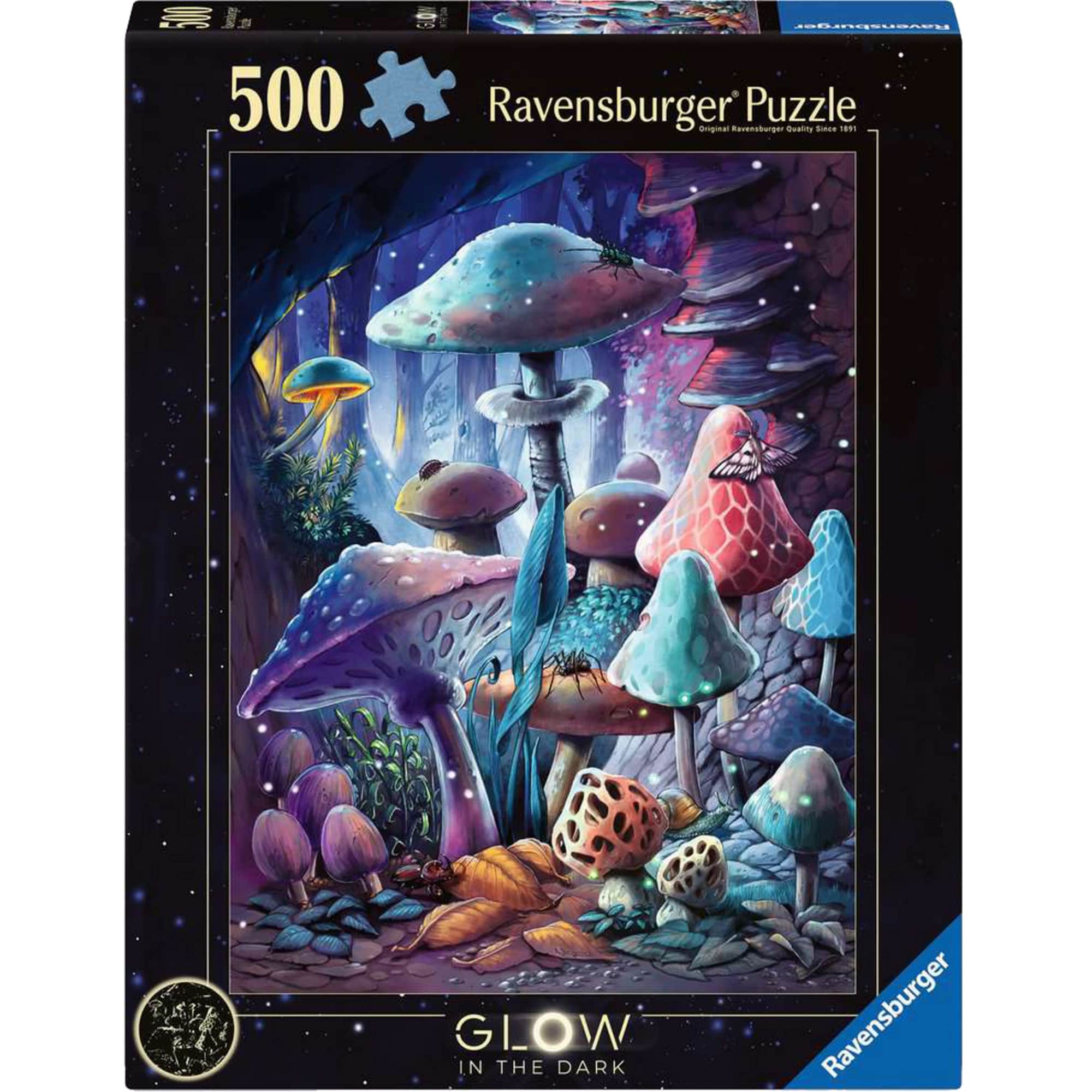 Ravensburger Puzzle Puzzle Glow in the Dark - Pilze im Mondschein - Bild 1
