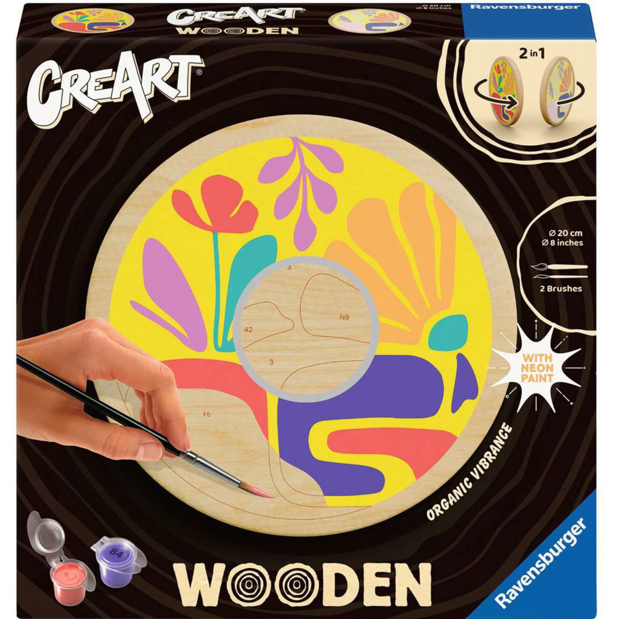 Ravensburger Malen CreArt Wooden - Organische Schwingungen - Bild 1