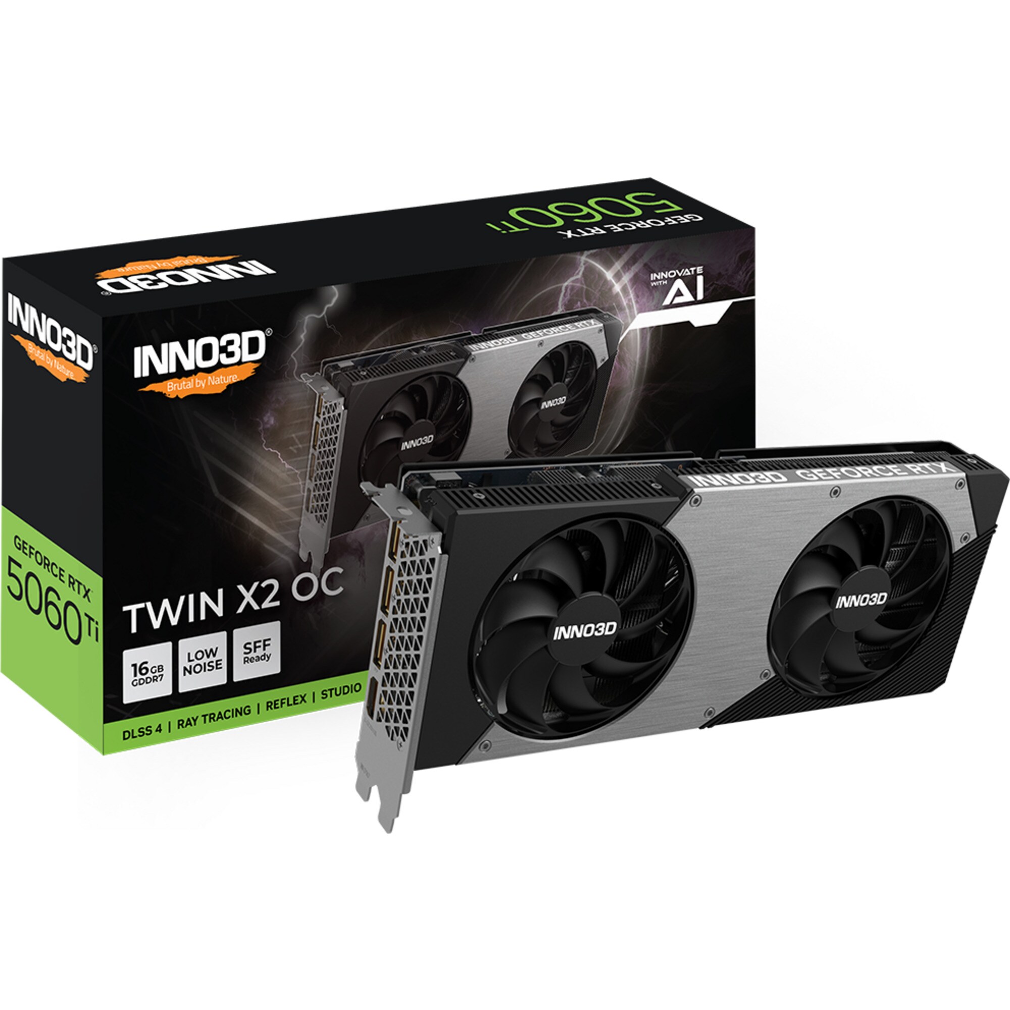 Inno3D Grafikkarte GeForce RTX 5060 Ti TWIN X2 OC 16GB - Bild 1