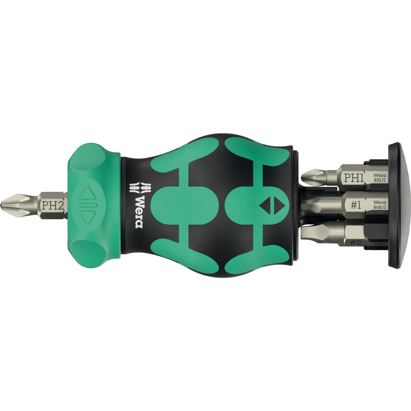 Wera Bit-Satz Kraftform Kompakt Stubby Magazin RA 4 | 04013288233950