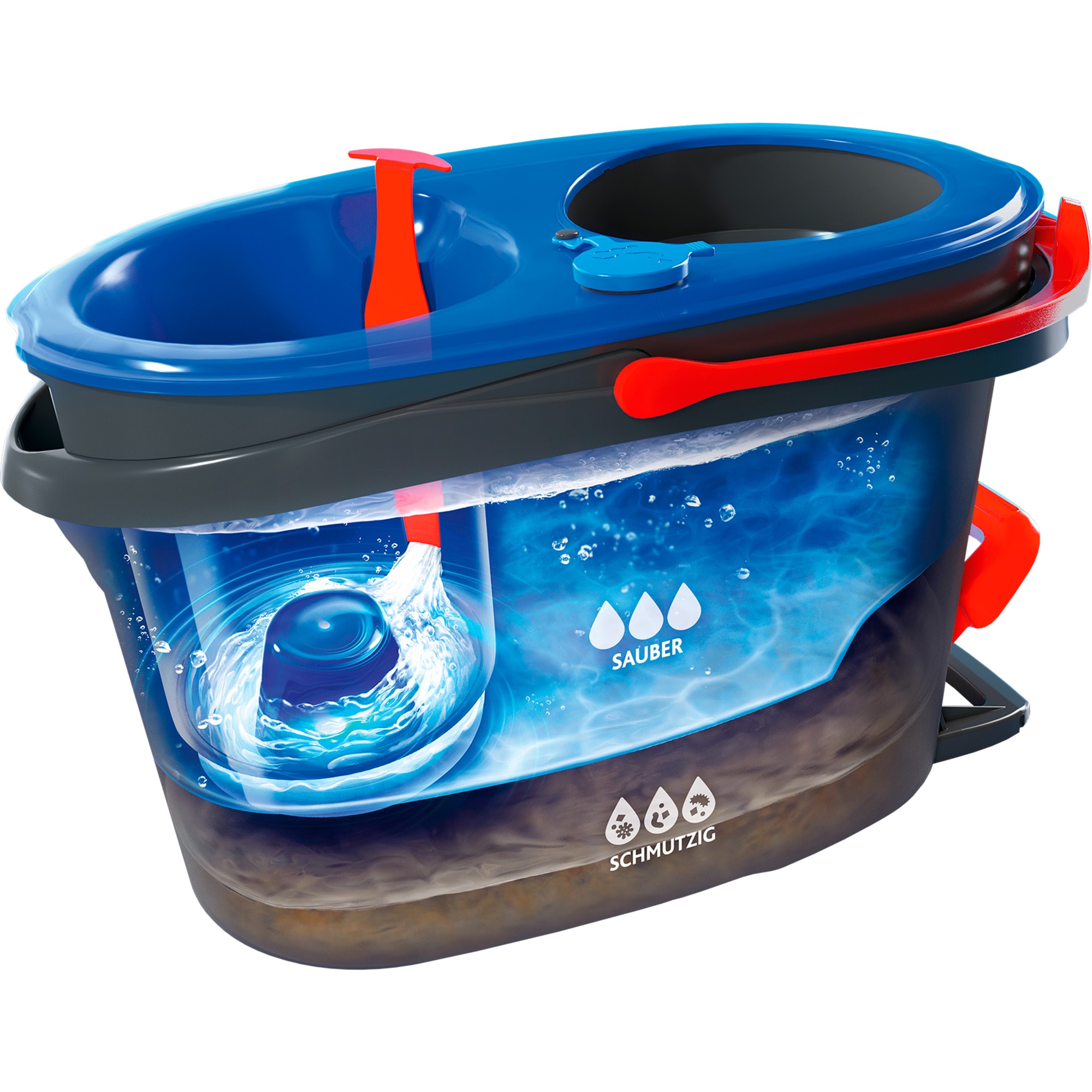 Vileda Bodenwischer H2PrO Spin Mop Set - Bild 1