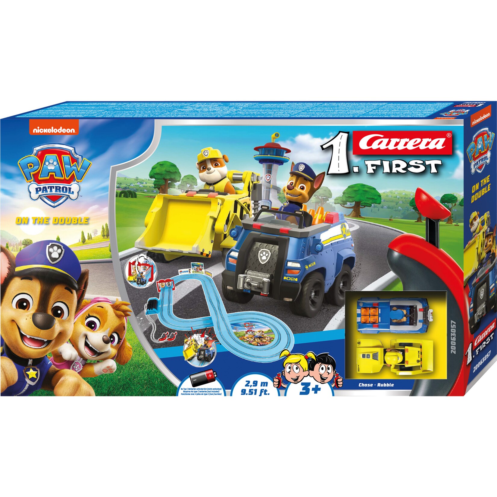 Carrera Rennbahn FIRST Paw Patrol – On the Double | 04007486630574