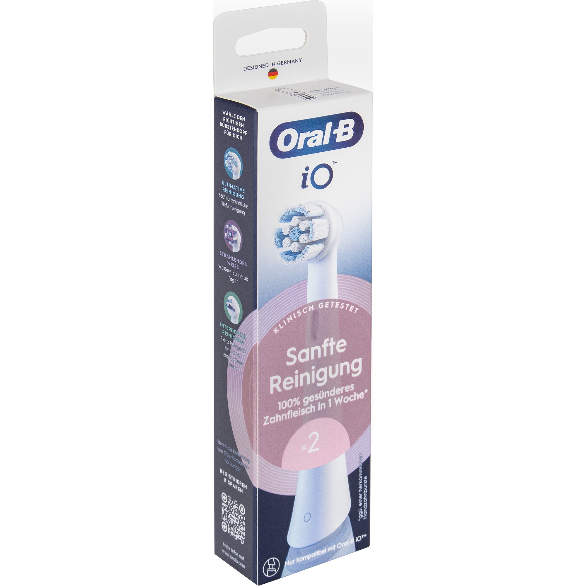 Oral-B Aufsteckb&uuml;rste Oral-B iO Sanfte Reinigung 2er - Bild 1