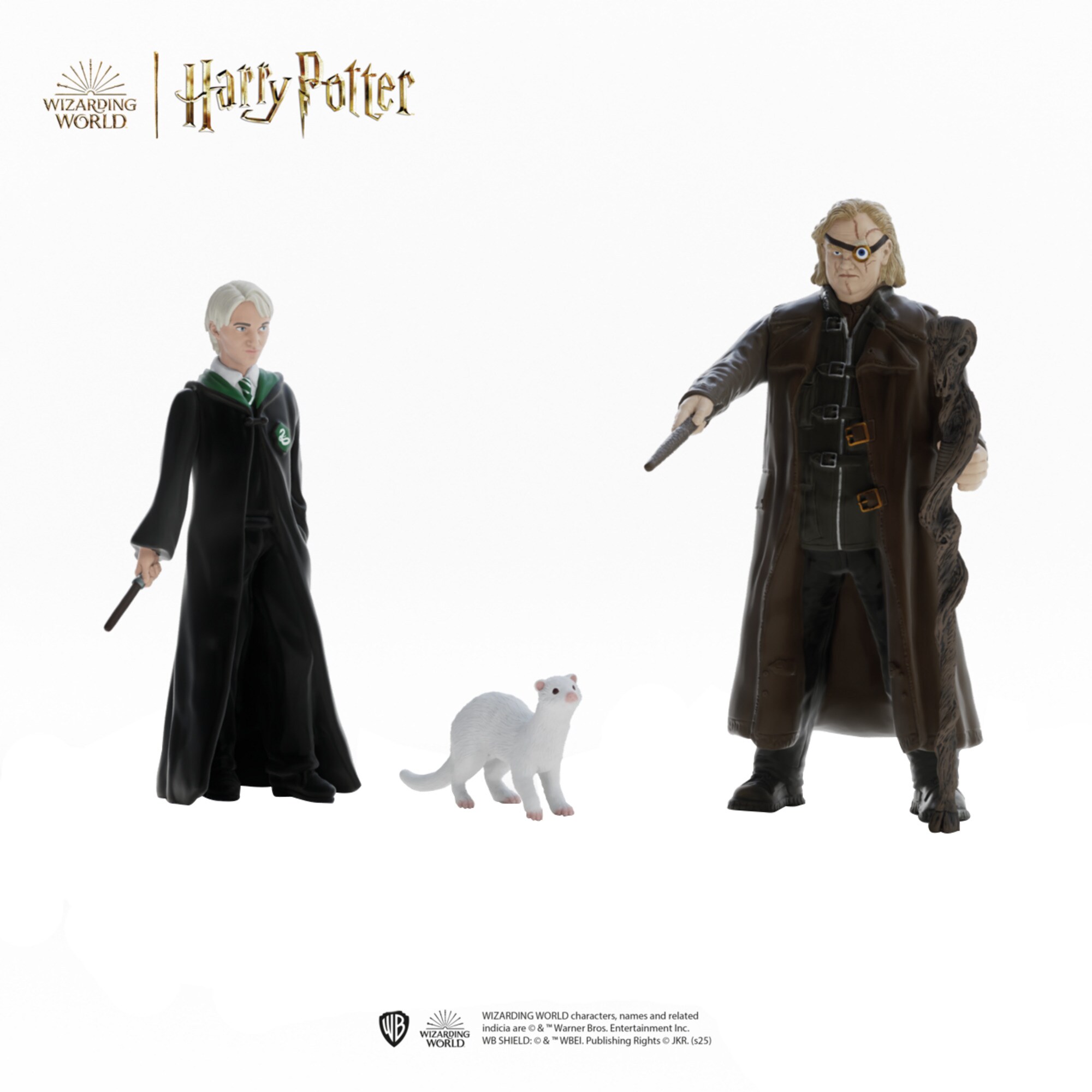 Schleich Spielfigur Wizarding World Harry Potter - Mad-Eye Moody & Draco Malfoy mit Frettchen - Bild 1
