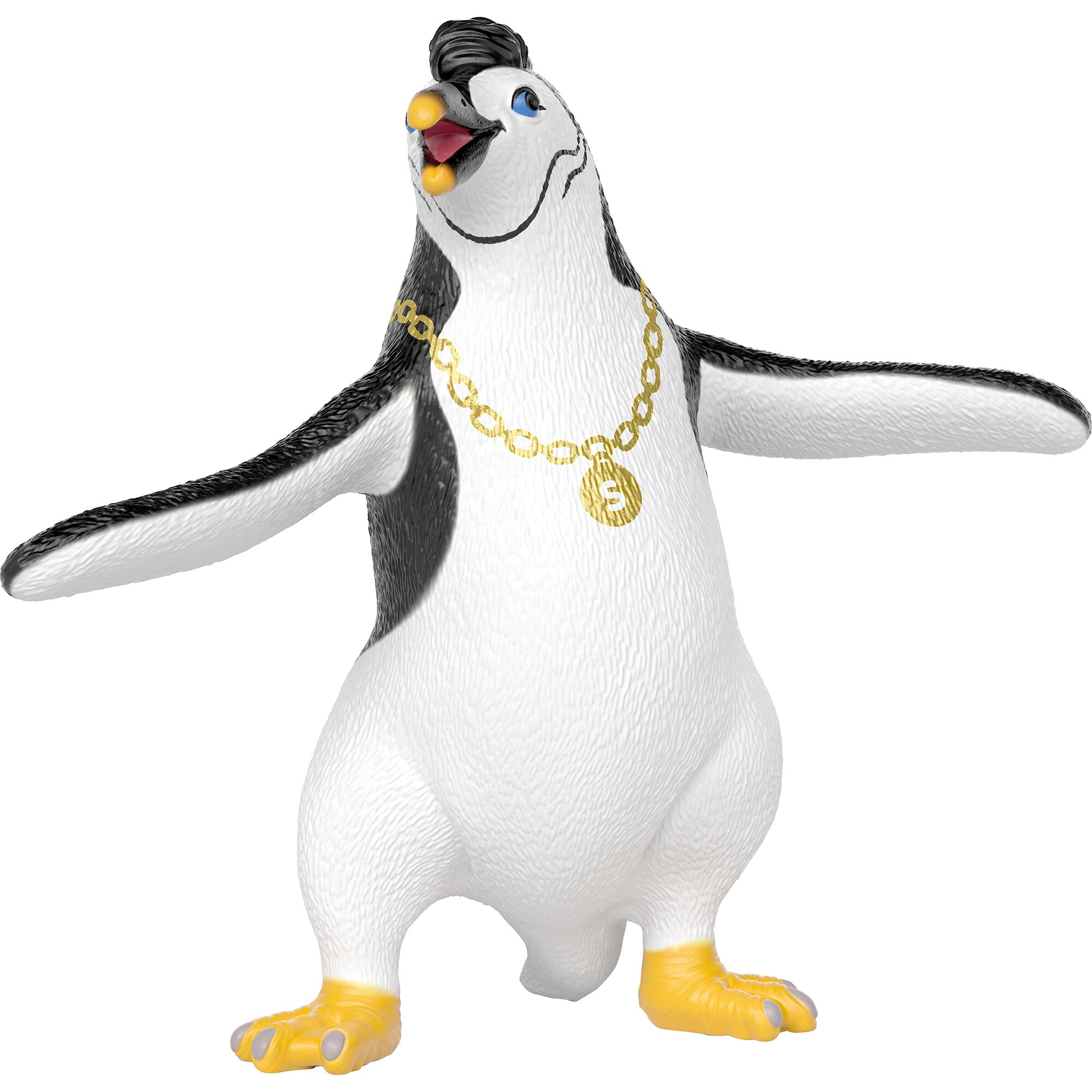 Schleich Spielfigur Die Schule der magischen Tiere - Juri der Pinguin mit Goldkette - Bild 1