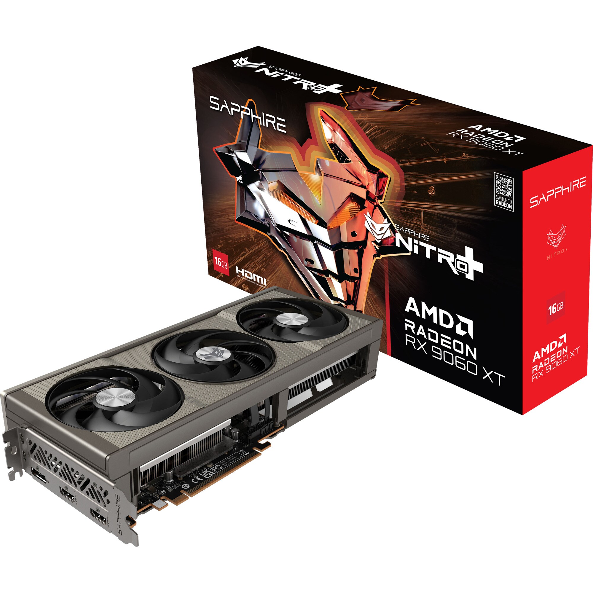 SAPPHIRE Grafikkarte Radeon RX 9060 XT NITRO+ 16GB - Bild 1