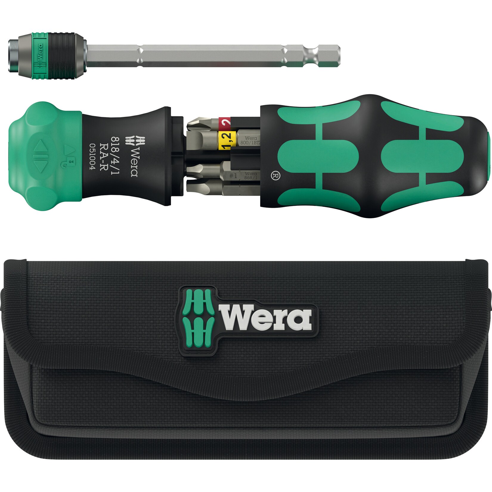 Wera Bit-Satz Kraftform Kompakt 26 RA-R mit Tasche | 04013288234025