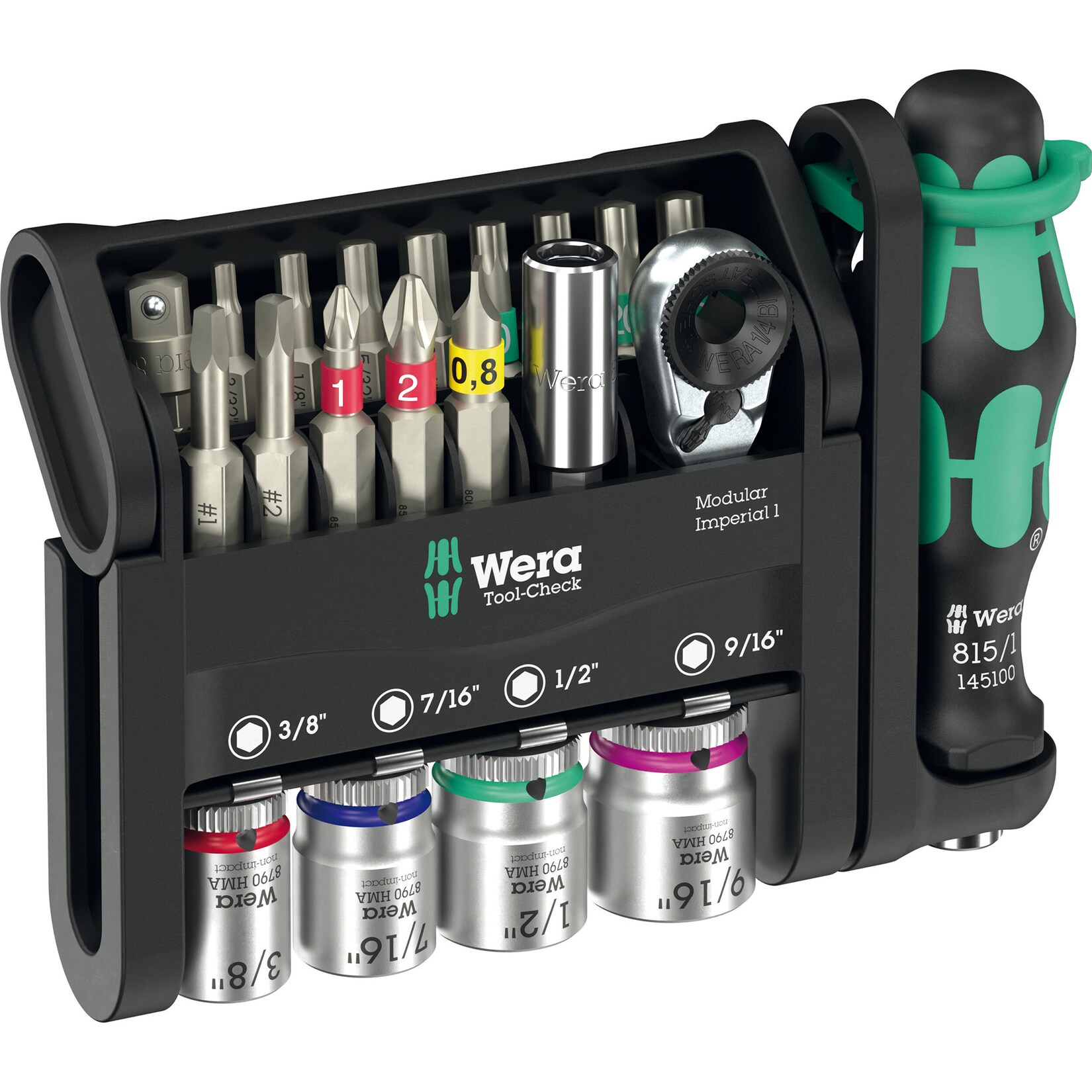 Wera Bit-Satz Tool-Check Modular Imperial 1 | 04013288234674