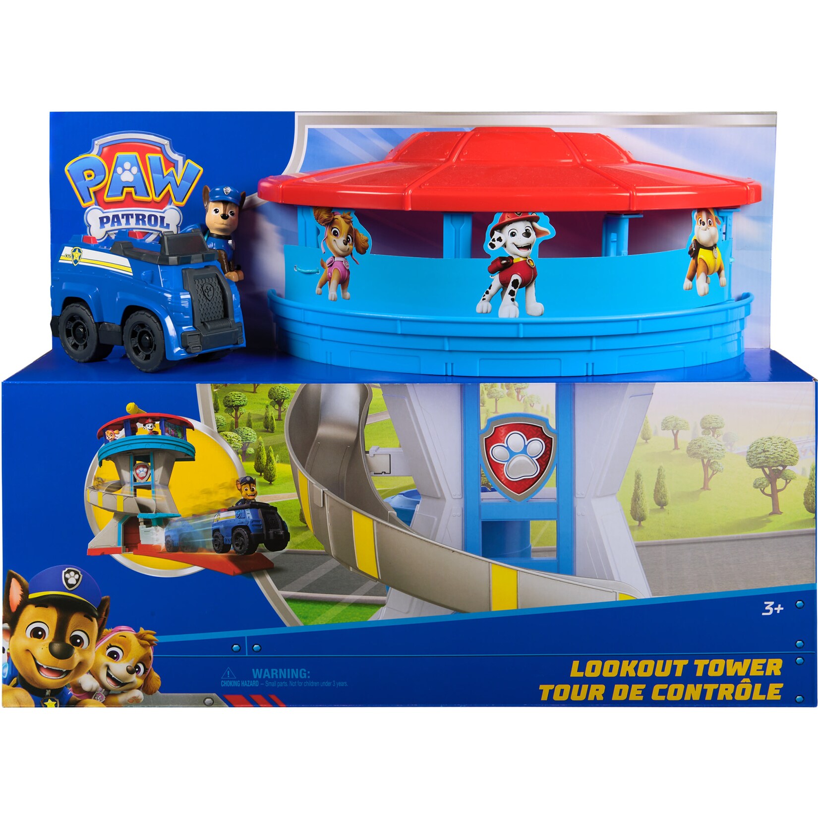 PAW PATROL Spielgebäude Paw Patrol – Lookout Tower Hauptquartier Spielset | 00681147078390