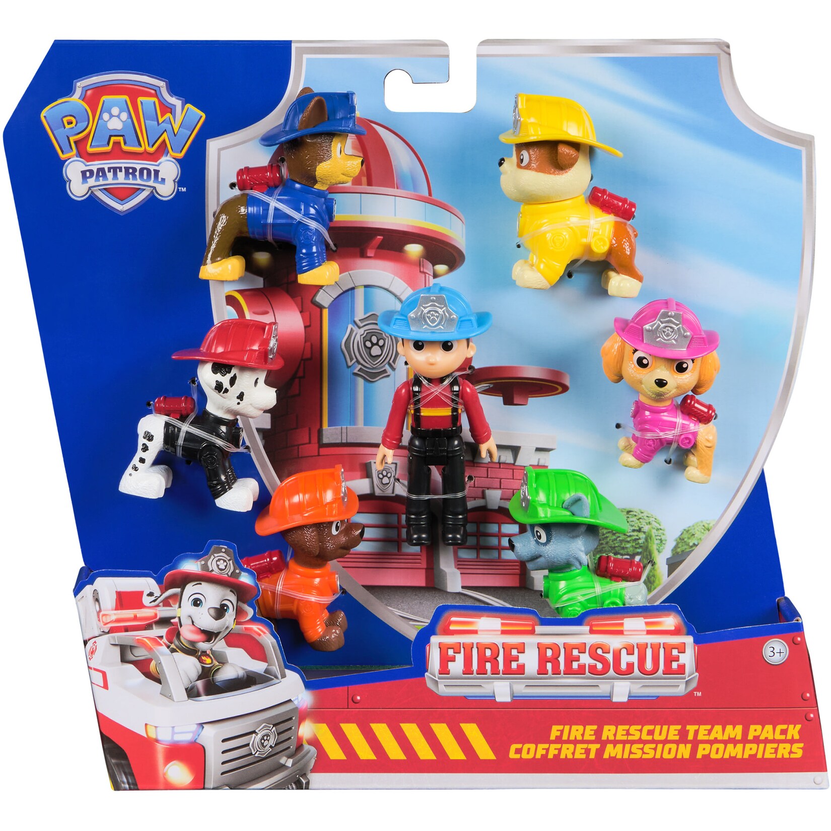 PAW PATROL Spielfigur Paw Patrol Fire Rescue – Figuren Geschenkset | 00681147067691