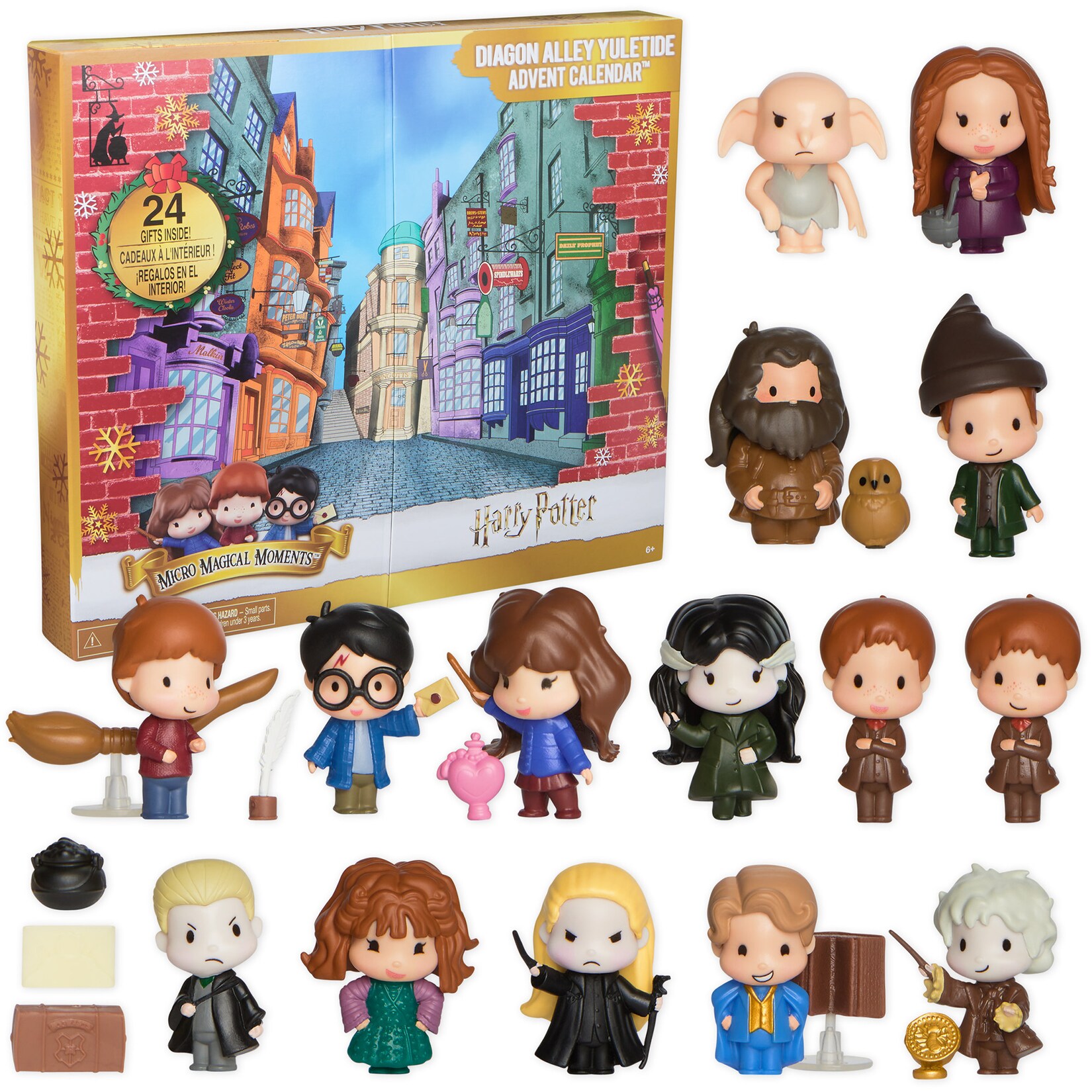 Spinmaster Spielfigur Wizarding World Harry Potter „Weihnachten in der Winkelgasse“ Adventskalender | 00681147062597