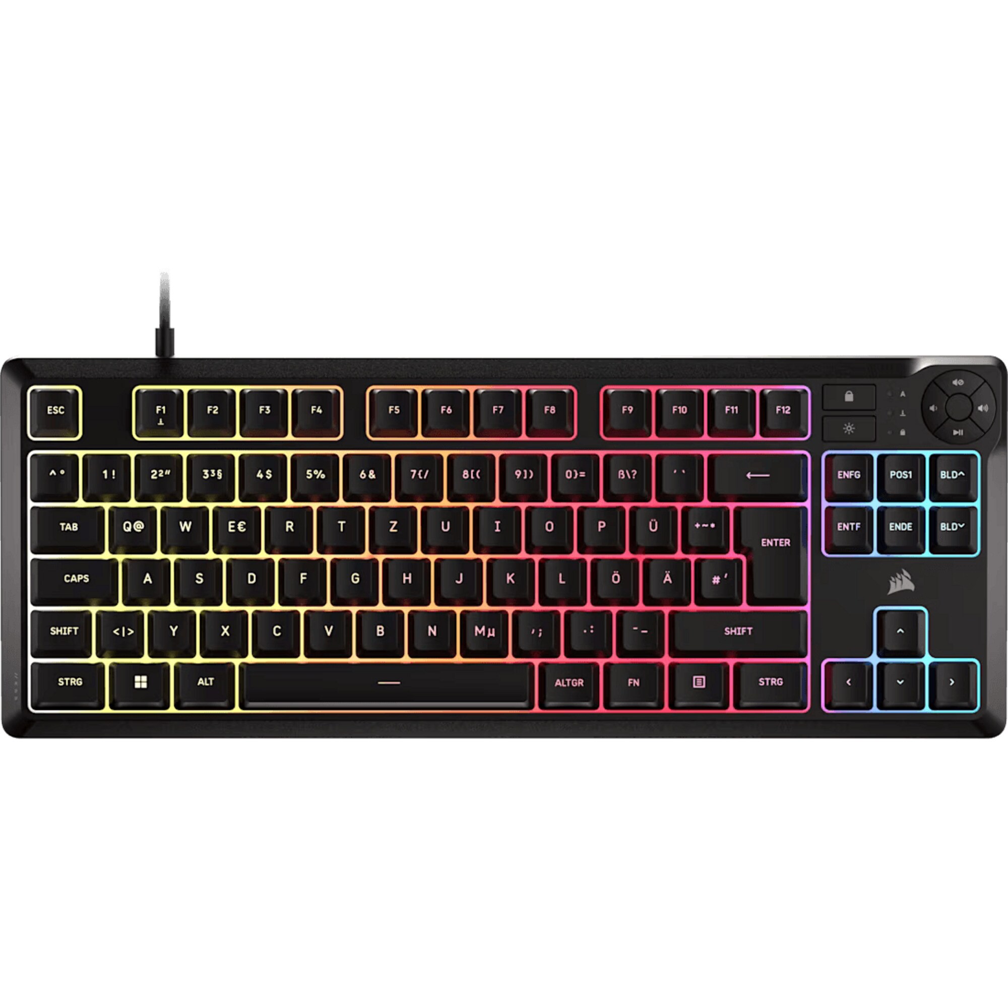 Corsair Gaming-Tastatur K55 CORE TKL - Bild 1