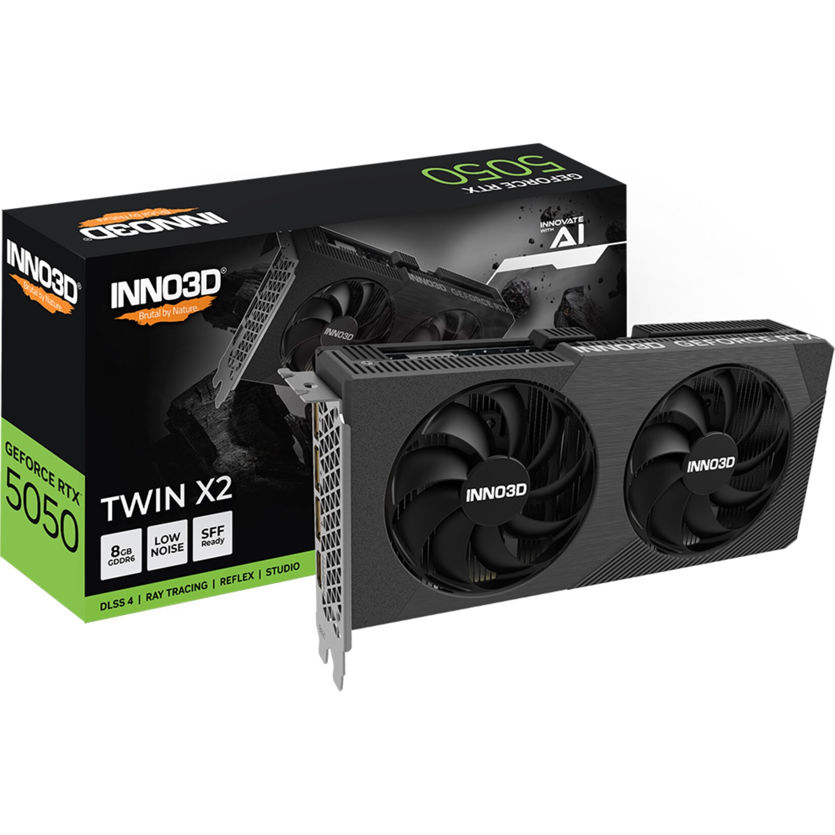 Inno3D Grafikkarte GeForce RTX 5050 Twin X2 8GB | 08886307701756