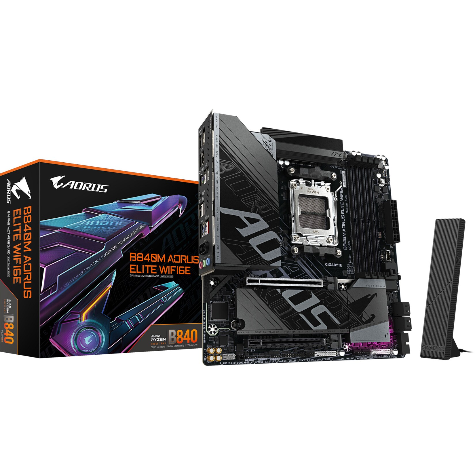 GIGABYTE Mainboard B840M AORUS ELITE WIFI6E | 04719331867331