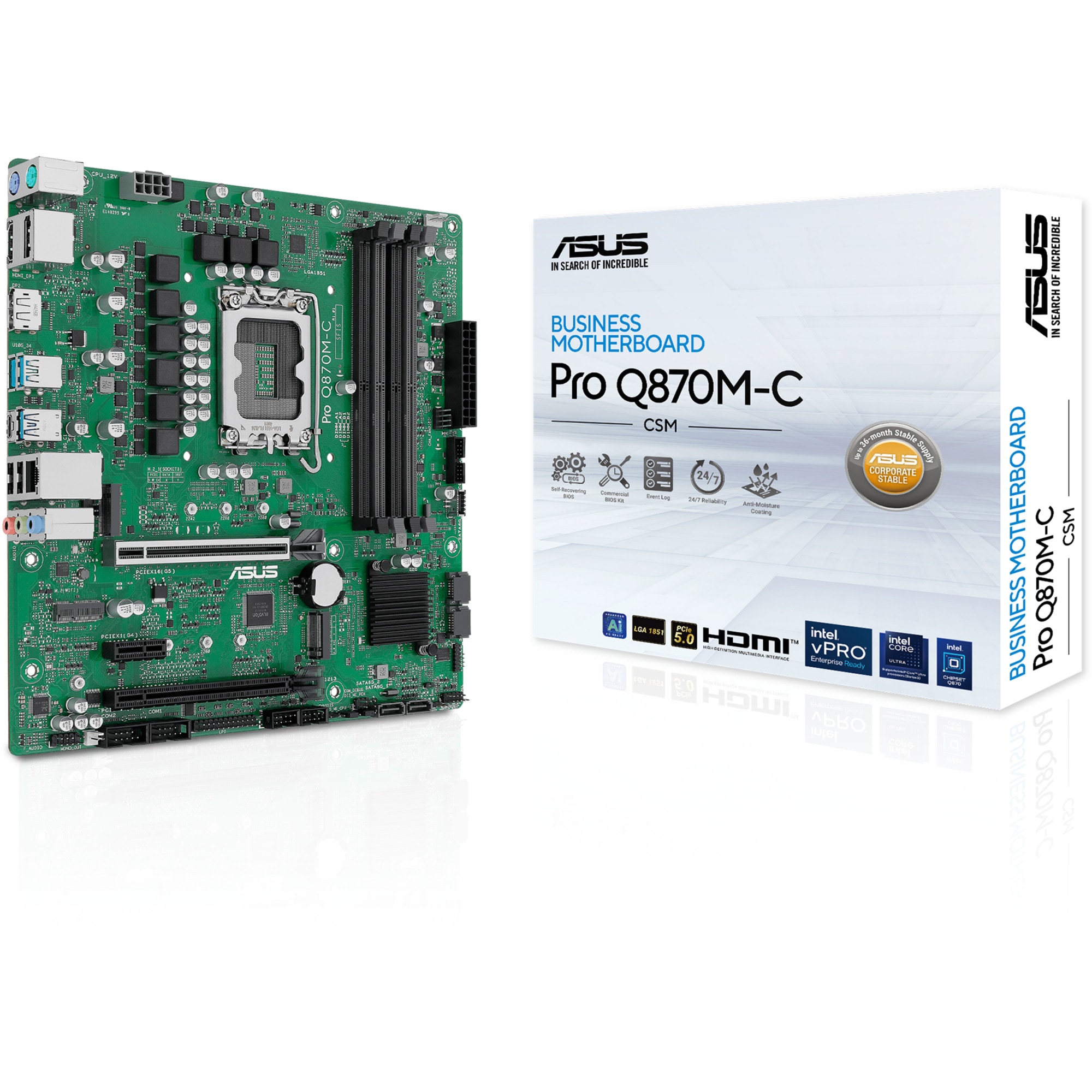 ASUS Mainboard PRO Q870M-C-CSM - Bild 1