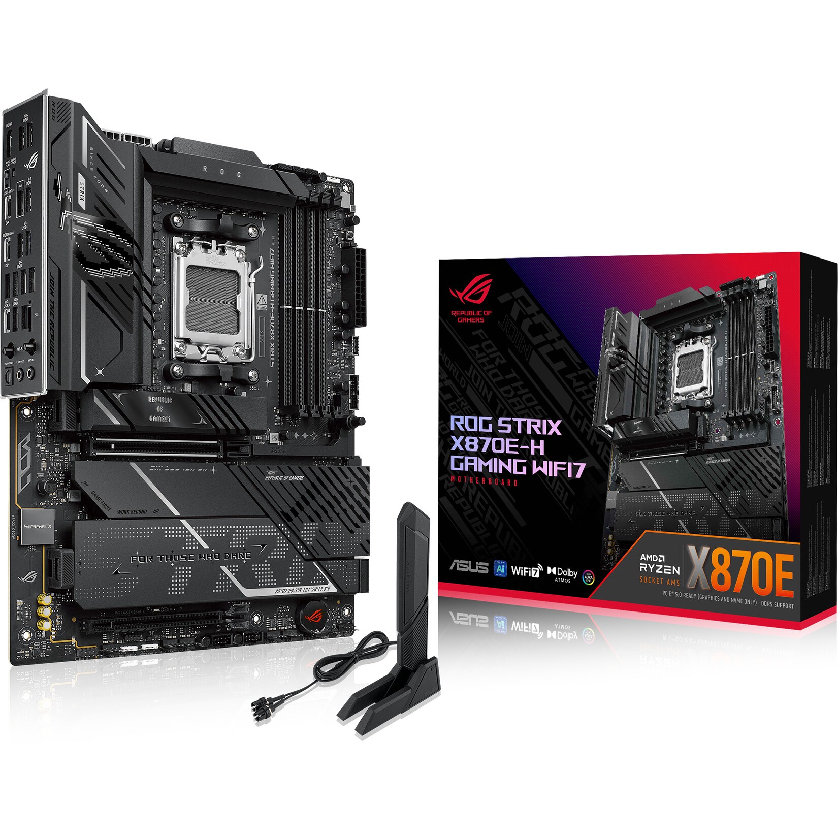 ASUS Mainboard ROG STRIX X870E-H GAMING WIFI7 | 04711636167208