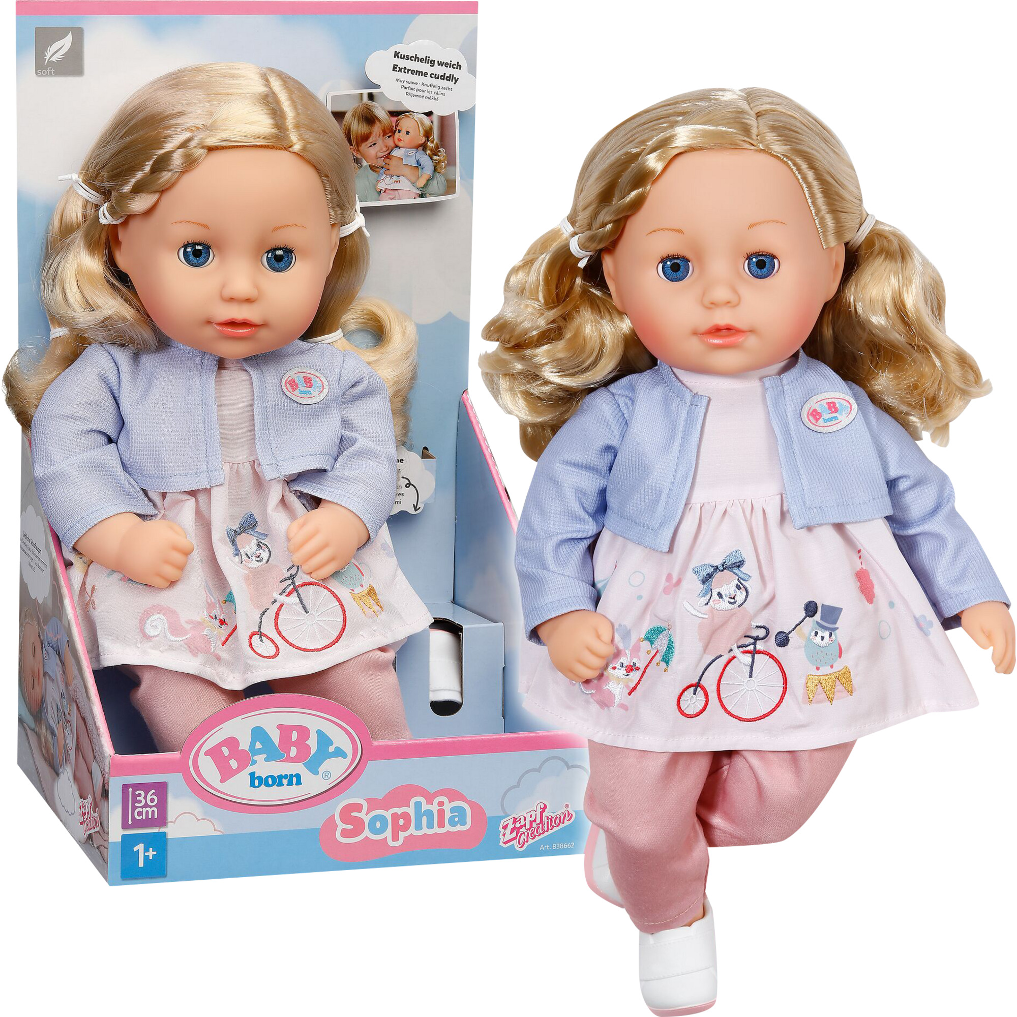 ZAPF Creation Puppe BABY born&reg; Sophia Rose 36cm - Bild 1