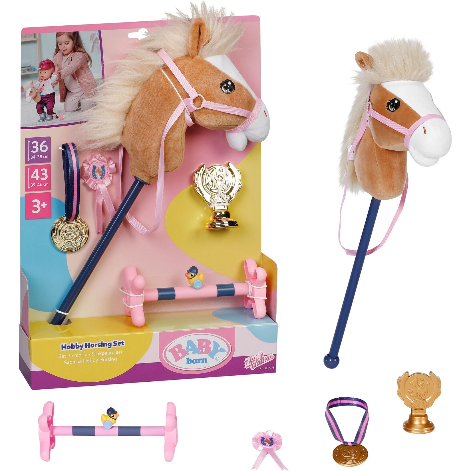ZAPF Creation Puppenzubehör BABY born® Hobby Horsing Set 43cm | 04001167837375