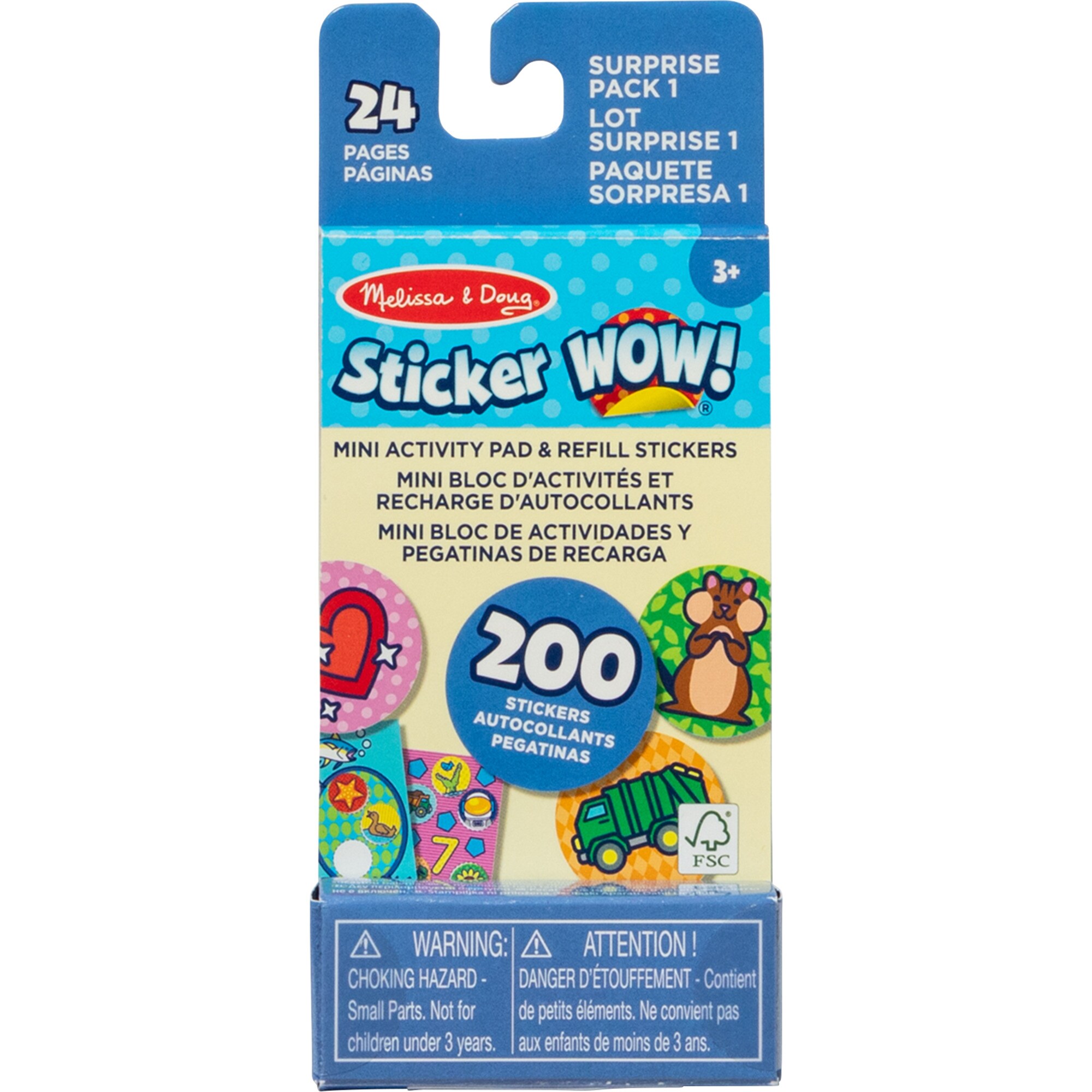 Hatchimals Basteln Melissa & Doug - Sticker WOW! Nachf&uuml;llset &Uuml;berraschungspack - Bild 1