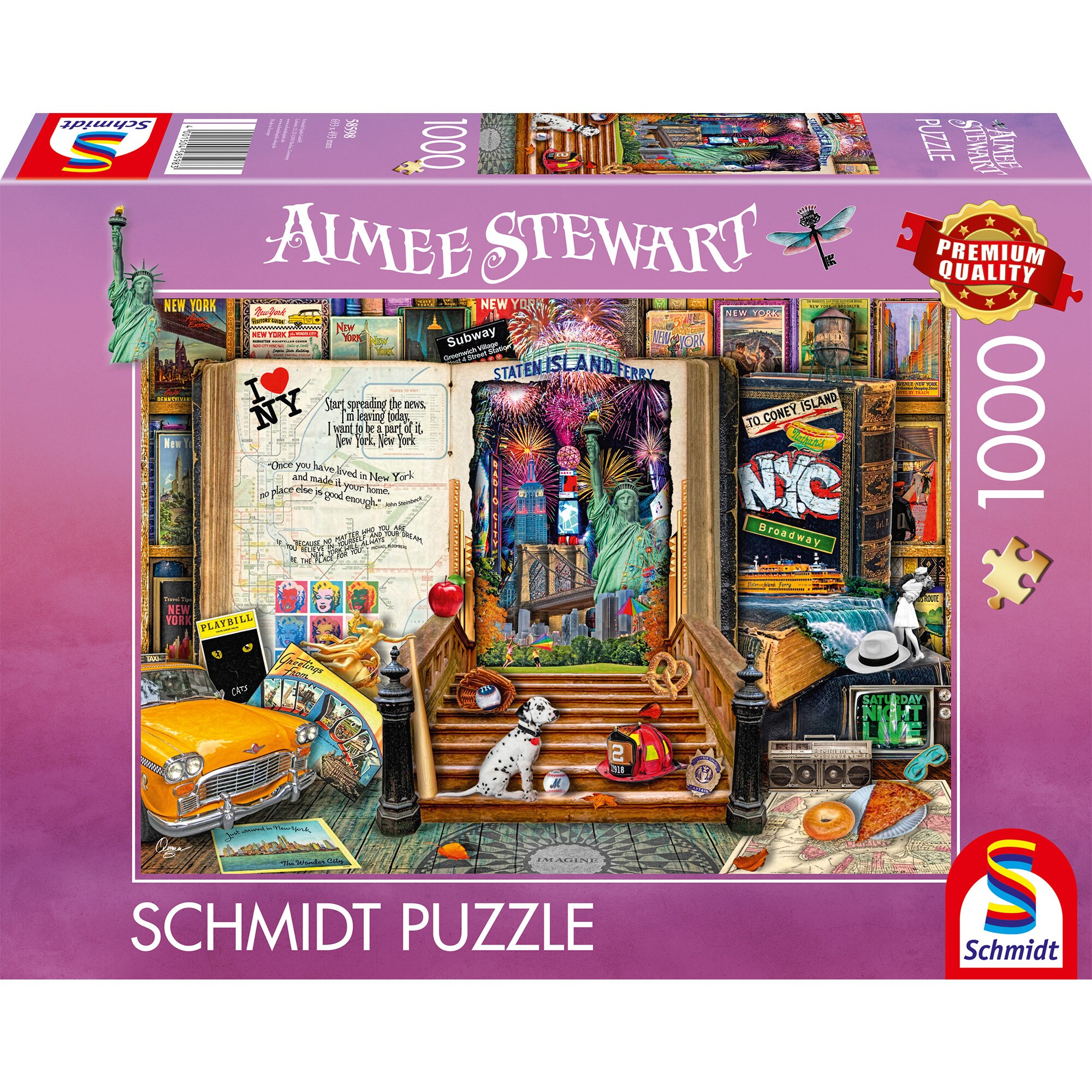 Schmidt Spiele Puzzle Aimee Stewart: Erinnerungen an New York - Bild 1