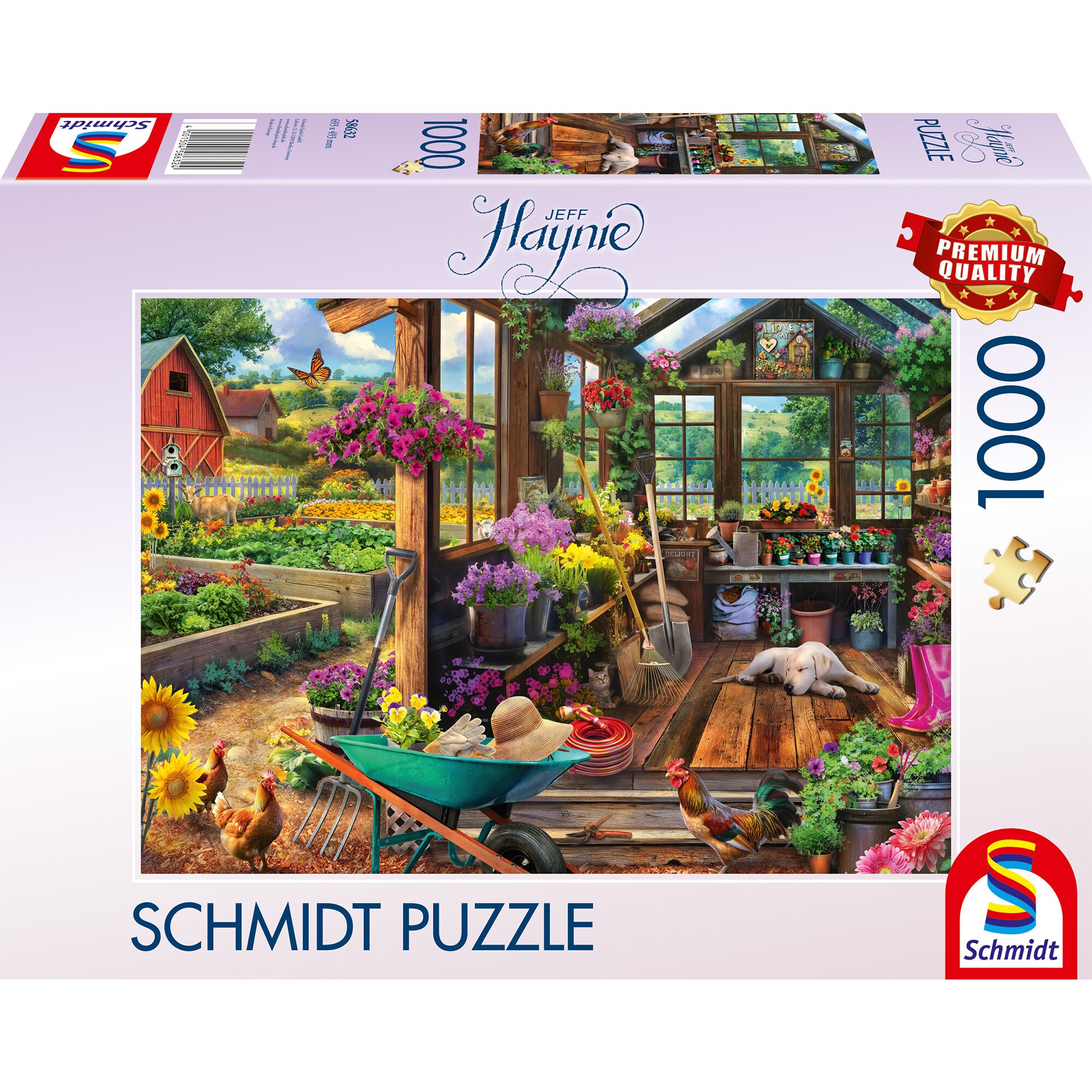 Schmidt Spiele Puzzle Jeff Haynie: Gartenhaus - Bild 1