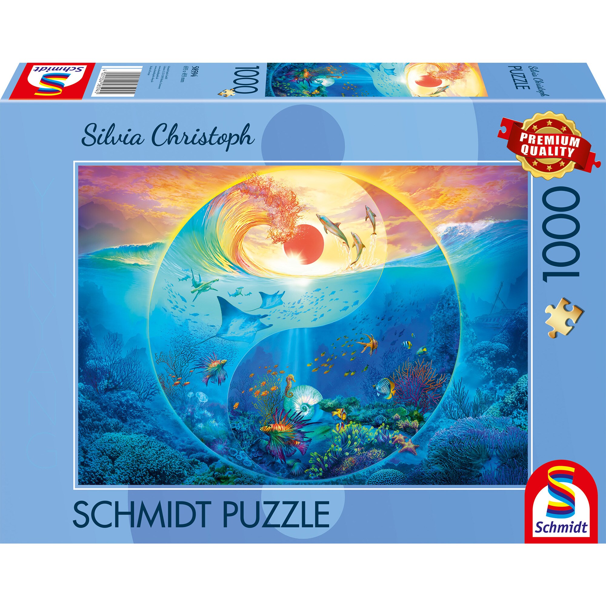 Schmidt Spiele Puzzle Silvia Christoph: Yin & Yang Im Reich der Meerestiere - Bild 1