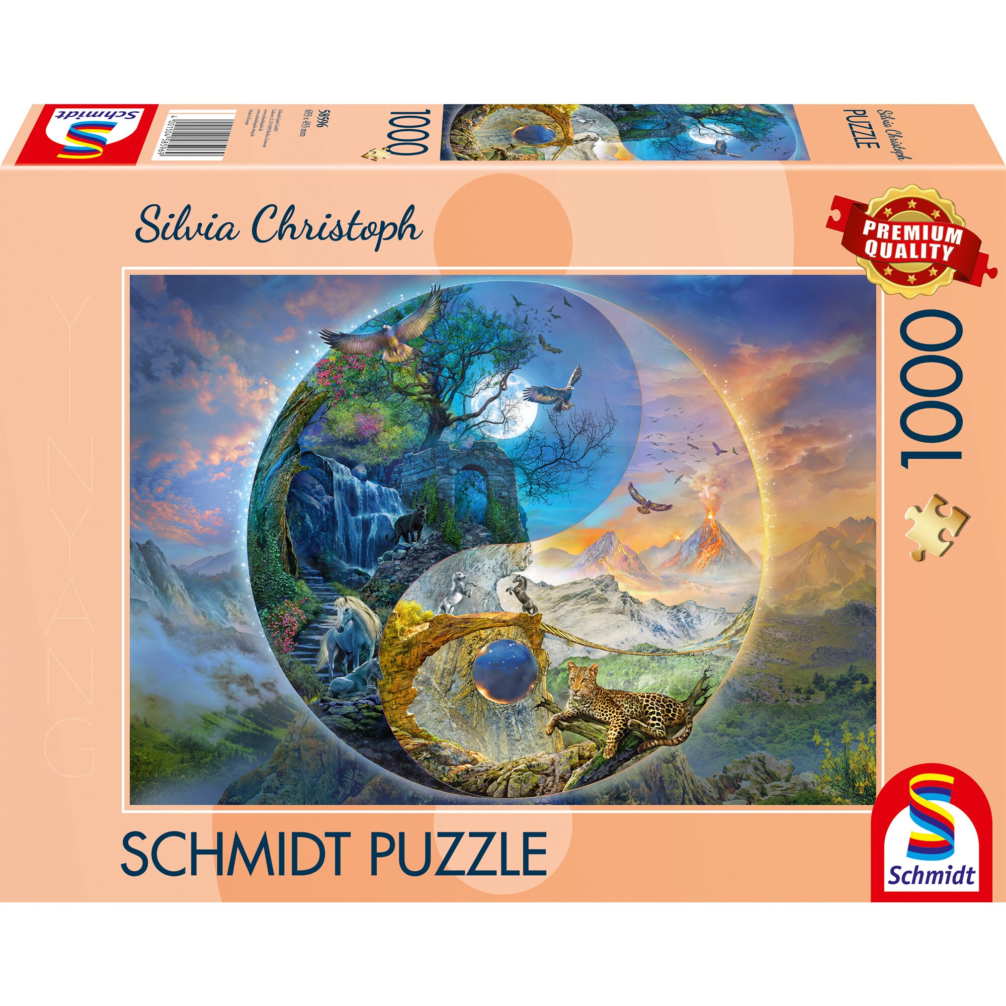 Schmidt Spiele Puzzle Silva Christoph: Yin & Yang, Bergwelt - Bild 1