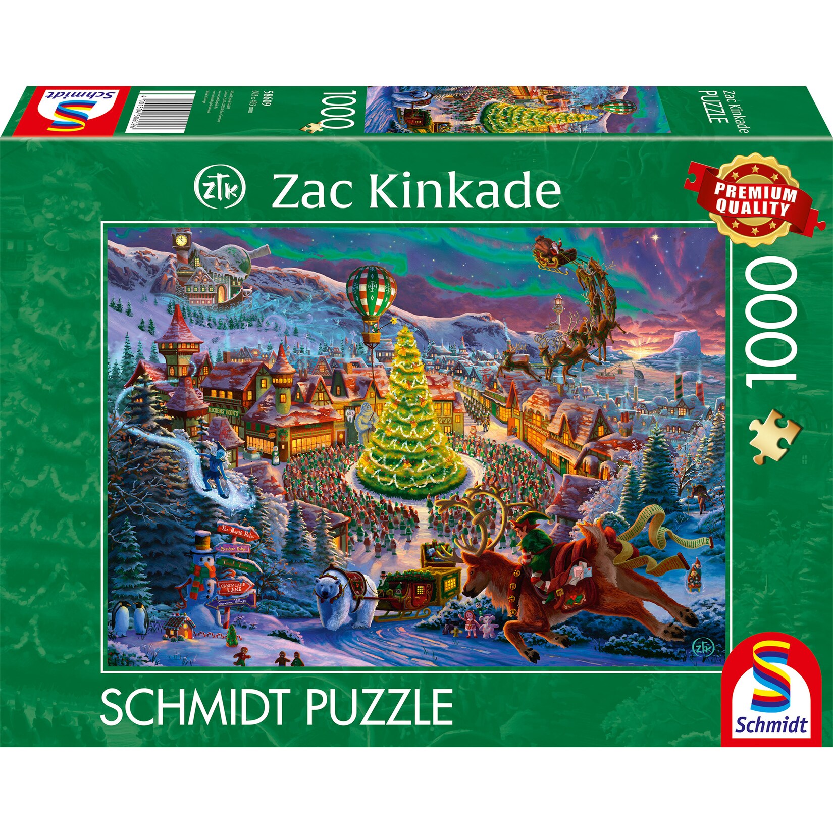 Schmidt Spiele Puzzle Zac Kinkade: Santas Nordpol | 04001504586096