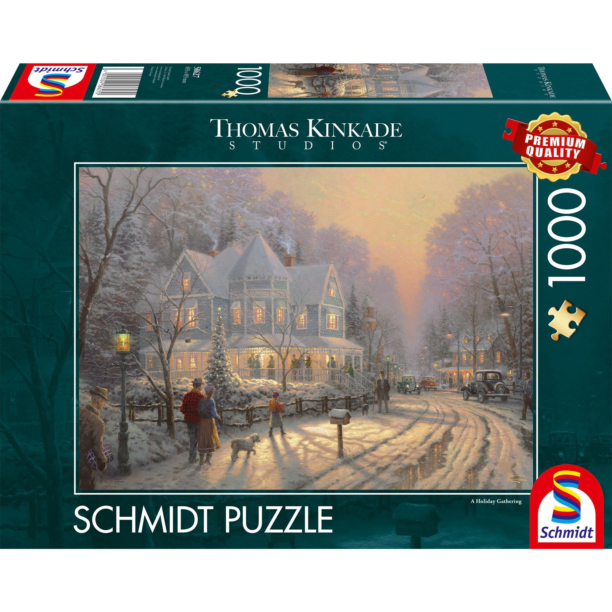 Schmidt Spiele Puzzle Thomas Kinkade Studios: Feierliche Weihnachtstage - Bild 1