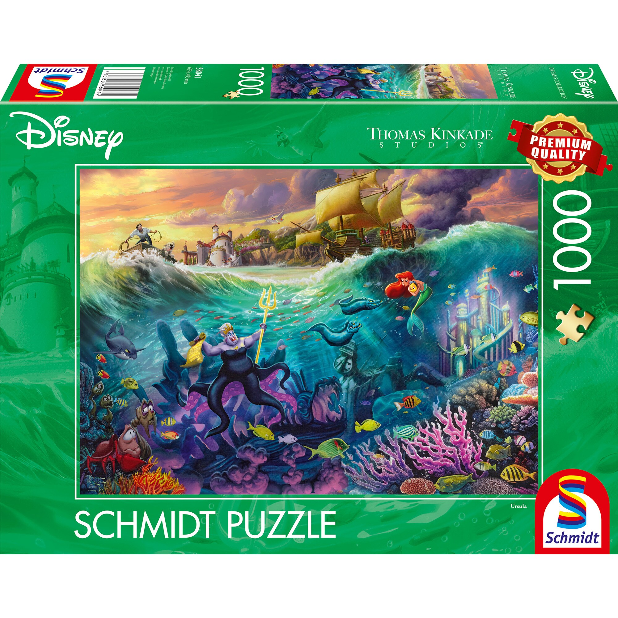 Schmidt Spiele Puzzle Thomas Kinkade Studios: Disney - Ursula - Bild 1