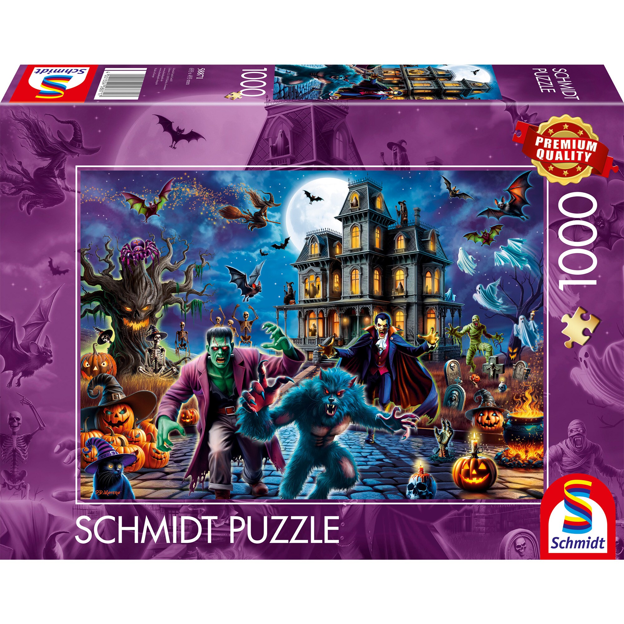 Schmidt Spiele Puzzle Halloween-Nacht - Bild 1