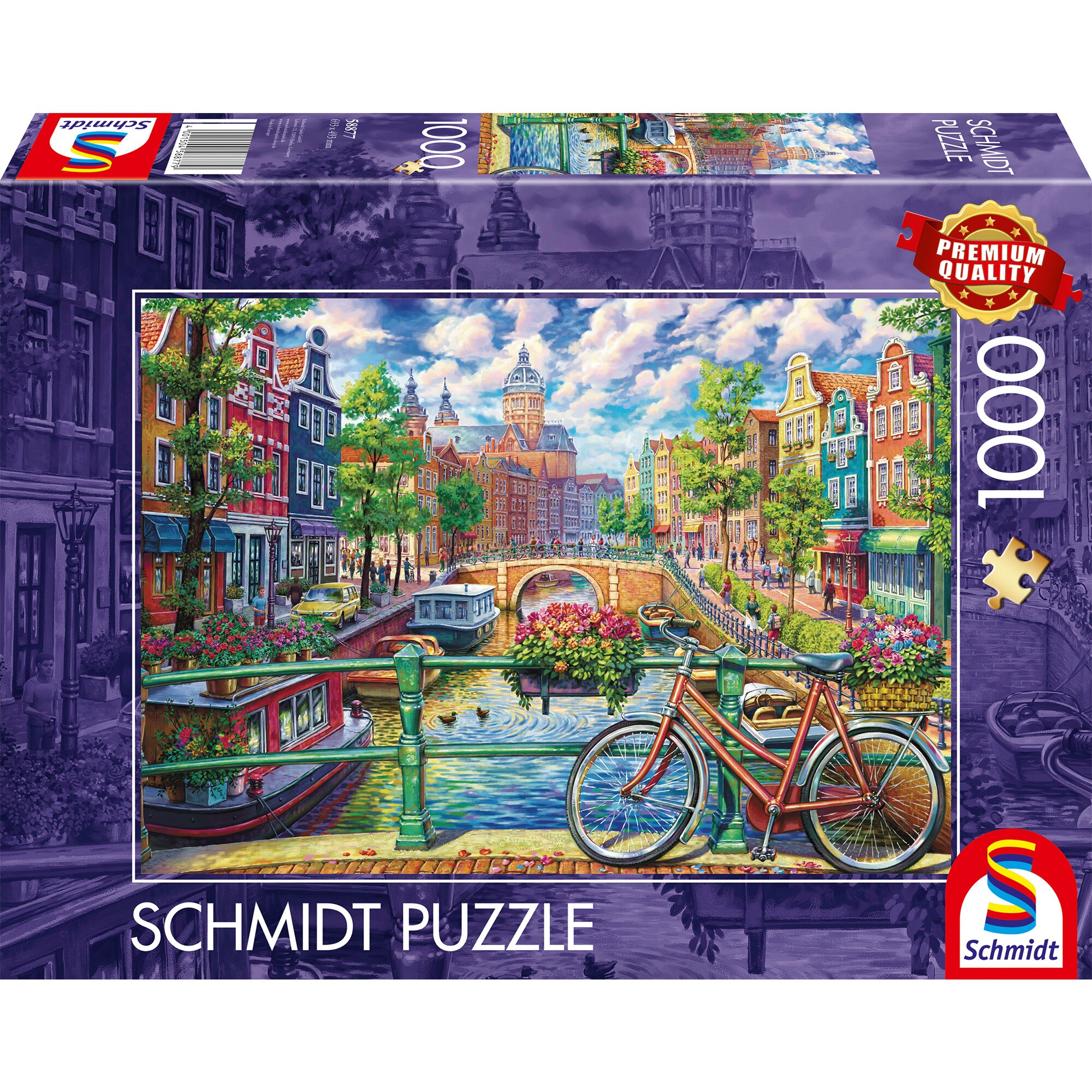 Schmidt Spiele Puzzle Amsterdamer Grachtenzauber - Bild 1