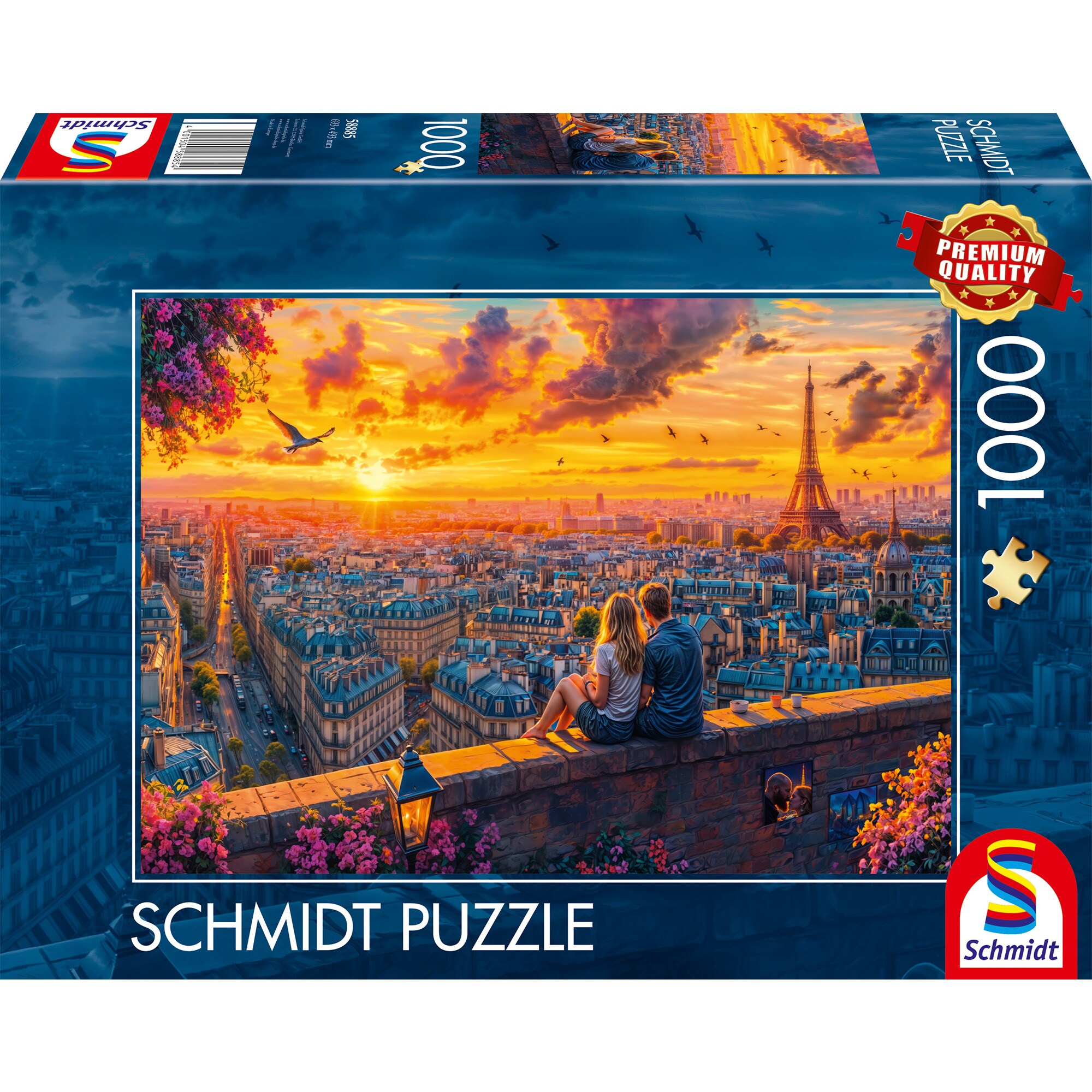 Schmidt Spiele Puzzle Pariser Dachgefl&uuml;ster - Bild 1