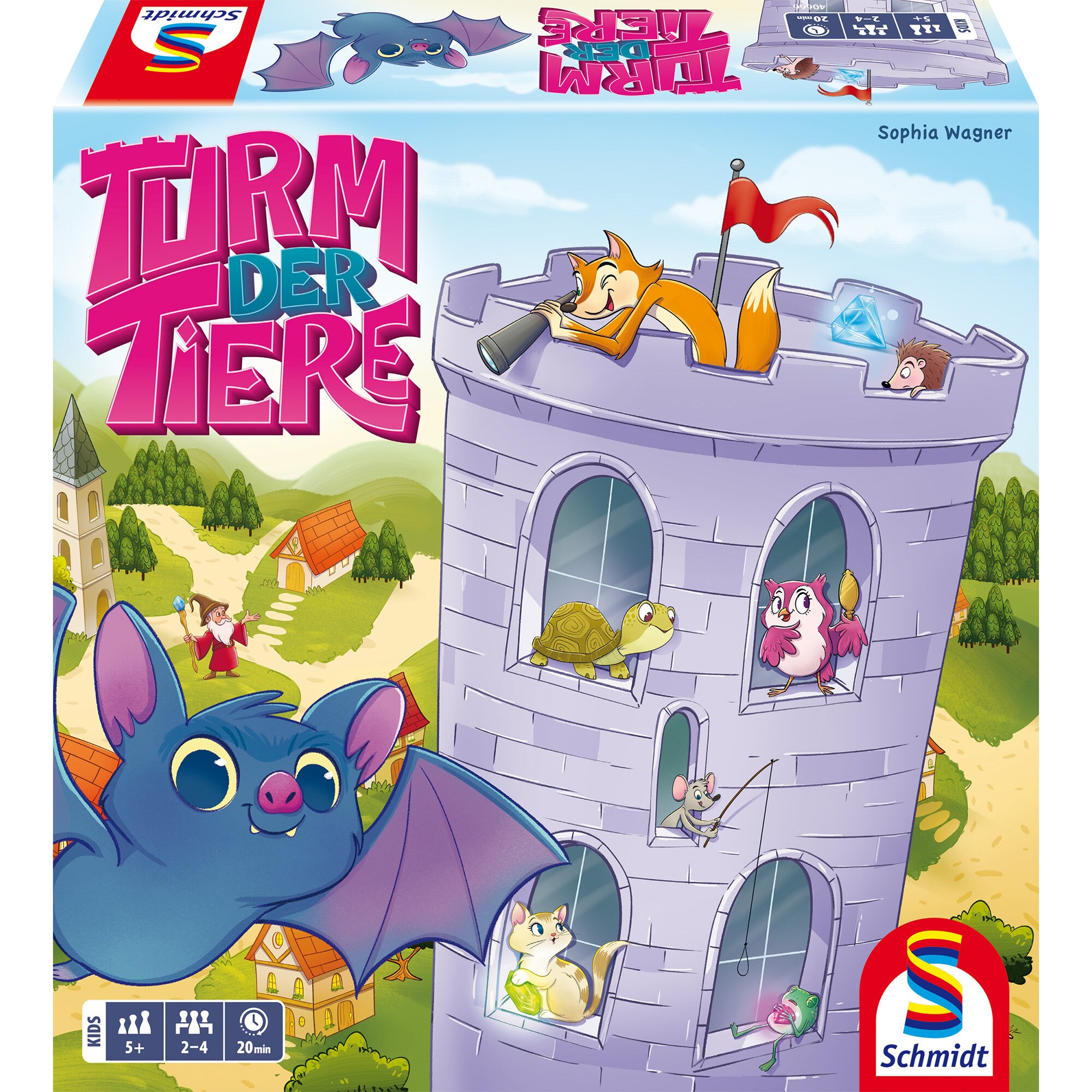 Schmidt Spiele Brettspiel Turm der Tiere - Bild 1