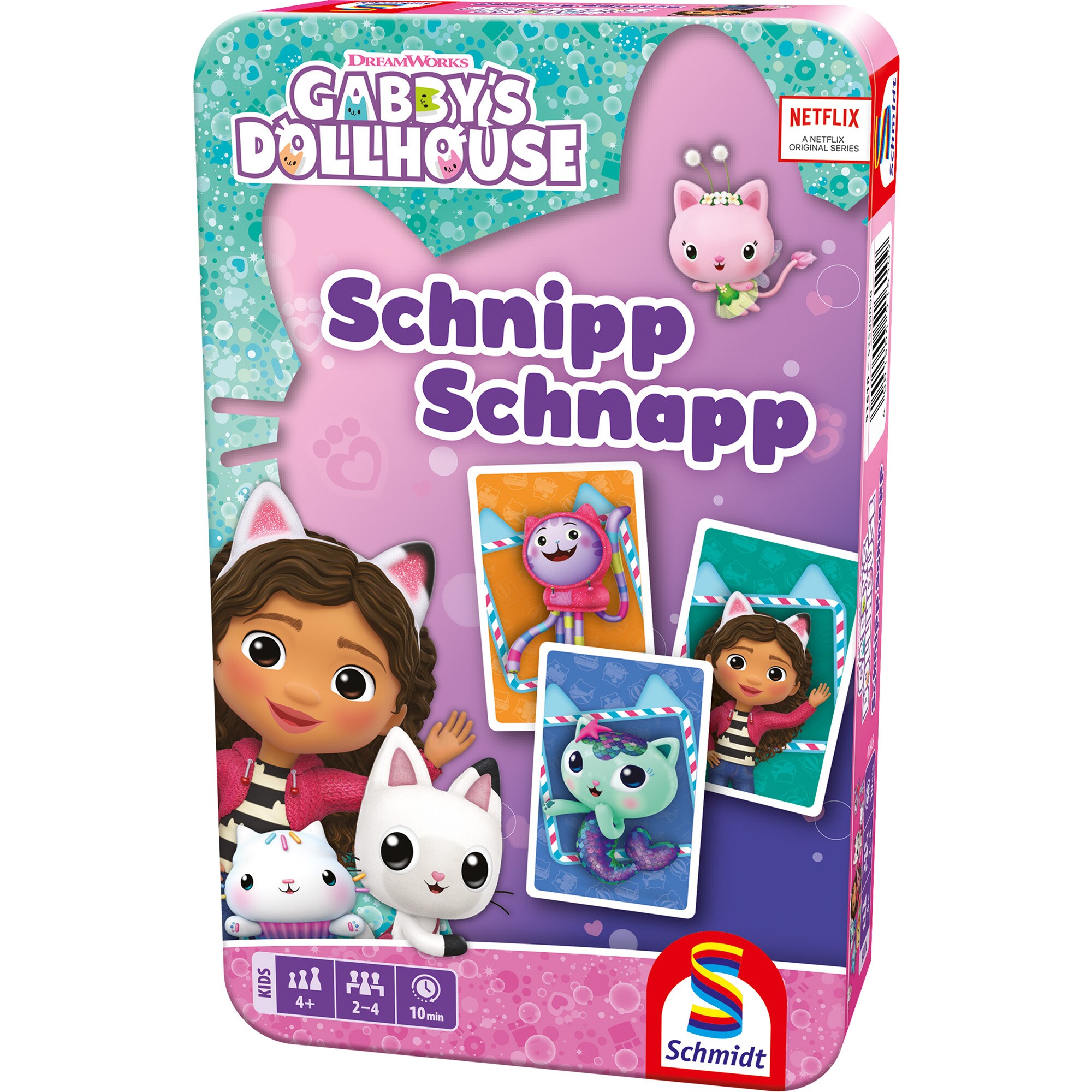 Schmidt Spiele Brettspiel Gabby's Dollhouse Schnipp Schnapp - Bild 1