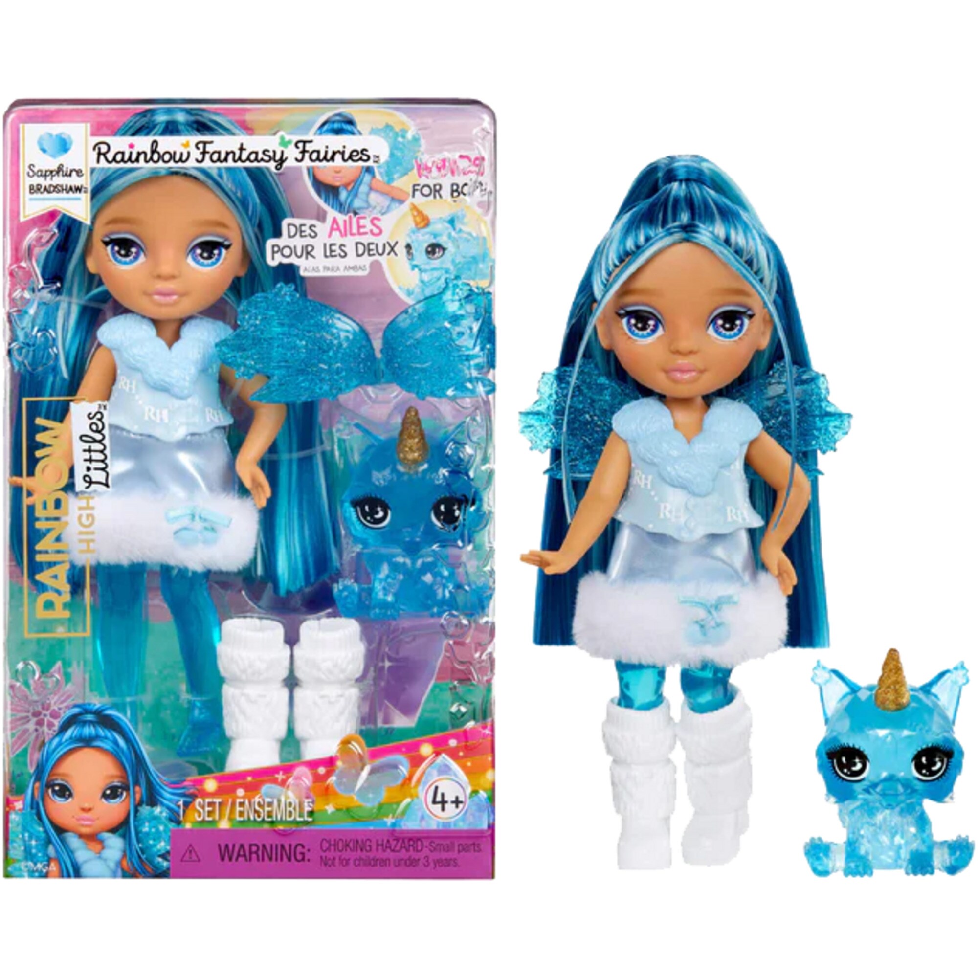 MGA Entertainment Puppe Rainbow High Littles Fantasy Fairies - Sapphire - Bild 1