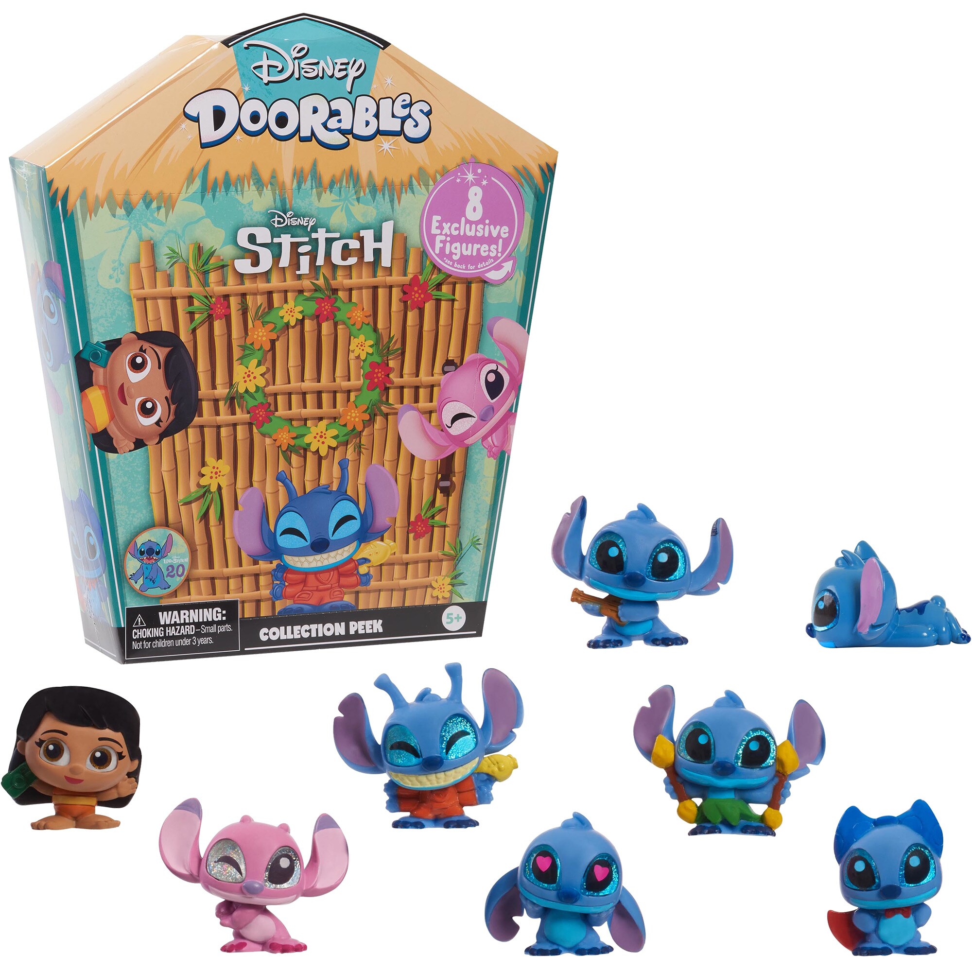 Just Play Spielfigur Disney Doorables Stitch Sammelfiguren Box mit 8 exklusiven Figuren - Bild 1