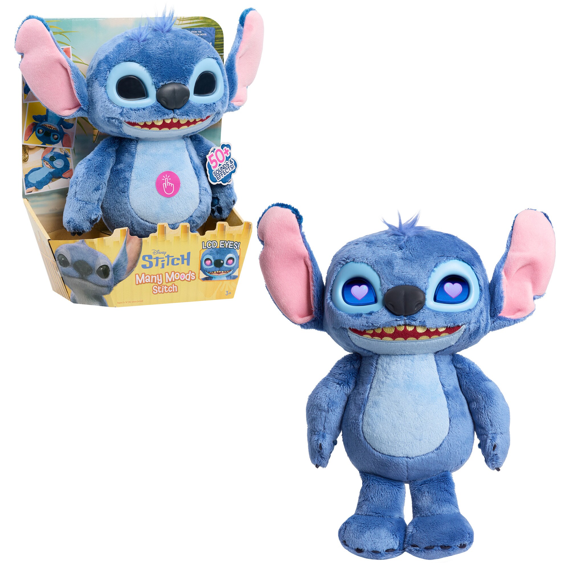 Just Play Kuscheltier Disney Stitch Many Moods Stitch Pl&uuml;schfigur - Bild 1