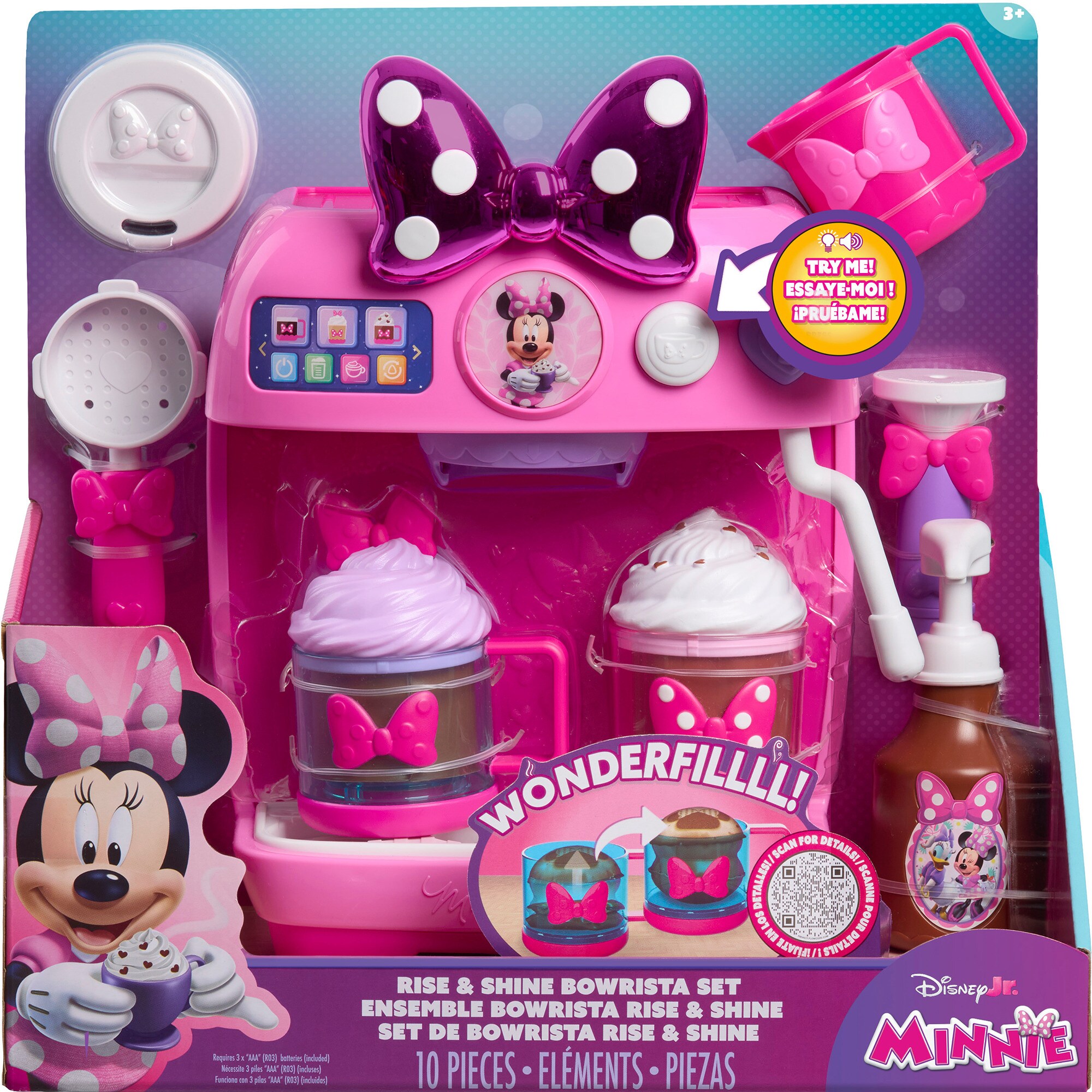 Just Play Kinderhaushaltsger&auml;t Disney Junior Minnie Mouse Rise & Shine Bowrista Set - Bild 1