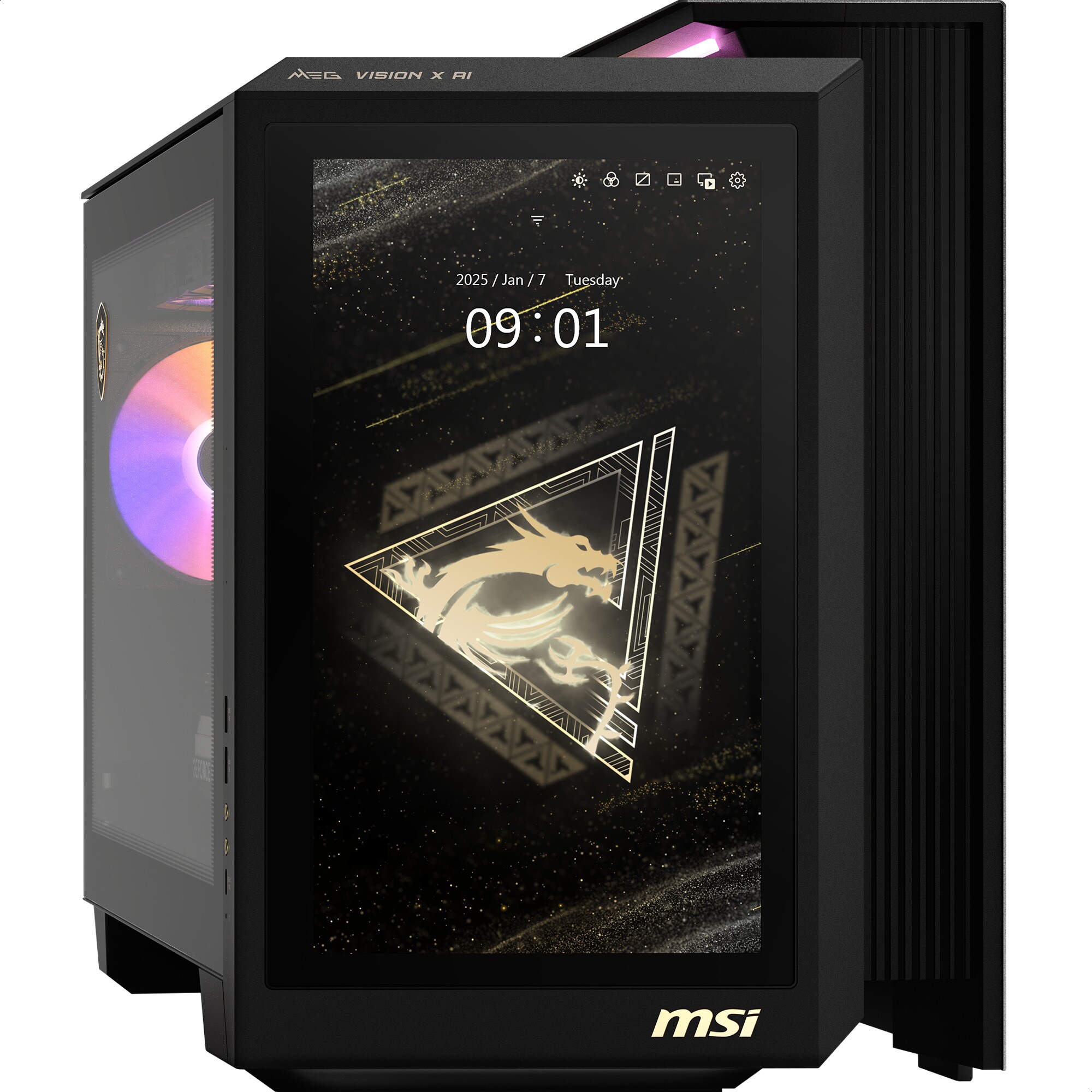 MSI Gaming-PC MEG Vision X AI 2NVR7-236AT - Bild 1