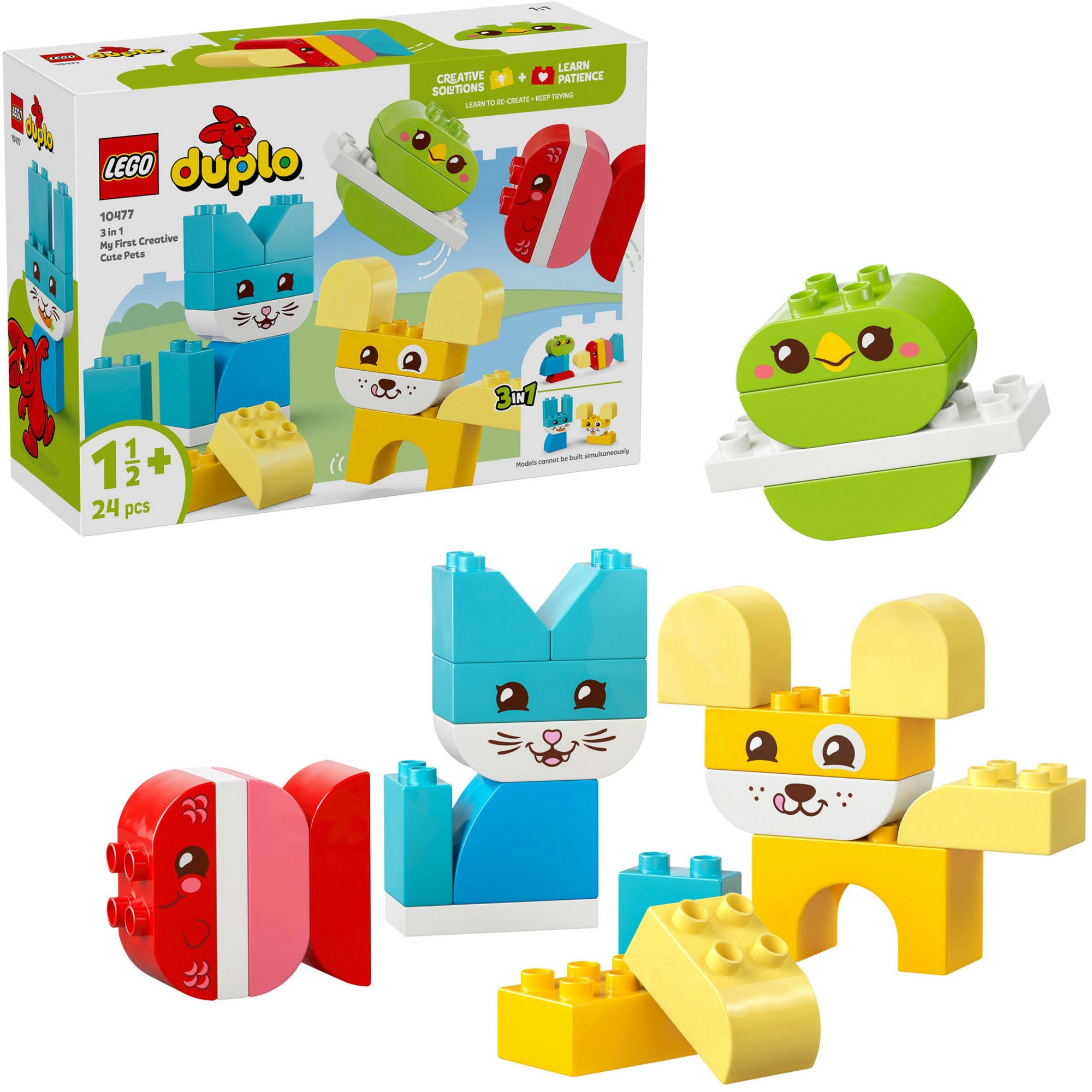 LEGO Konstruktionsspielzeug DUPLO 3-in-1 Kreative Tiere - Bild 1