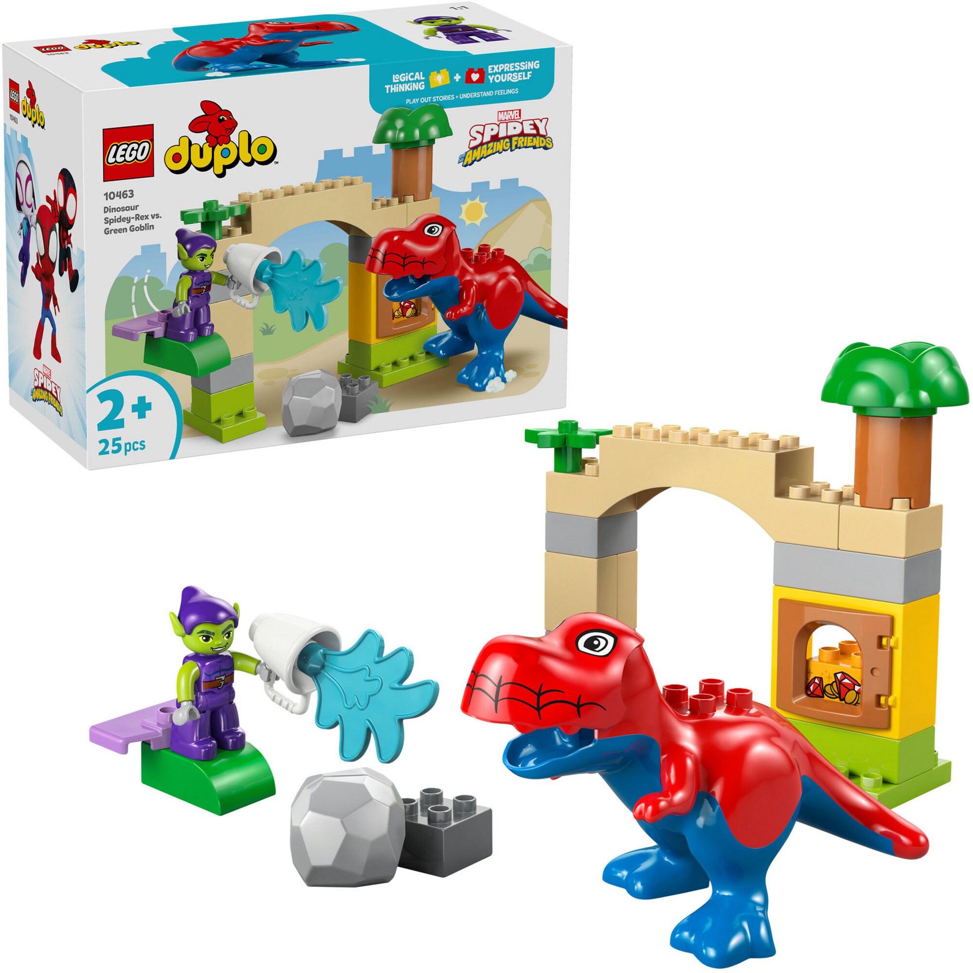 LEGO Konstruktionsspielzeug DUPLO Disney Spidey-Rex vs. Green Goblin - Bild 1