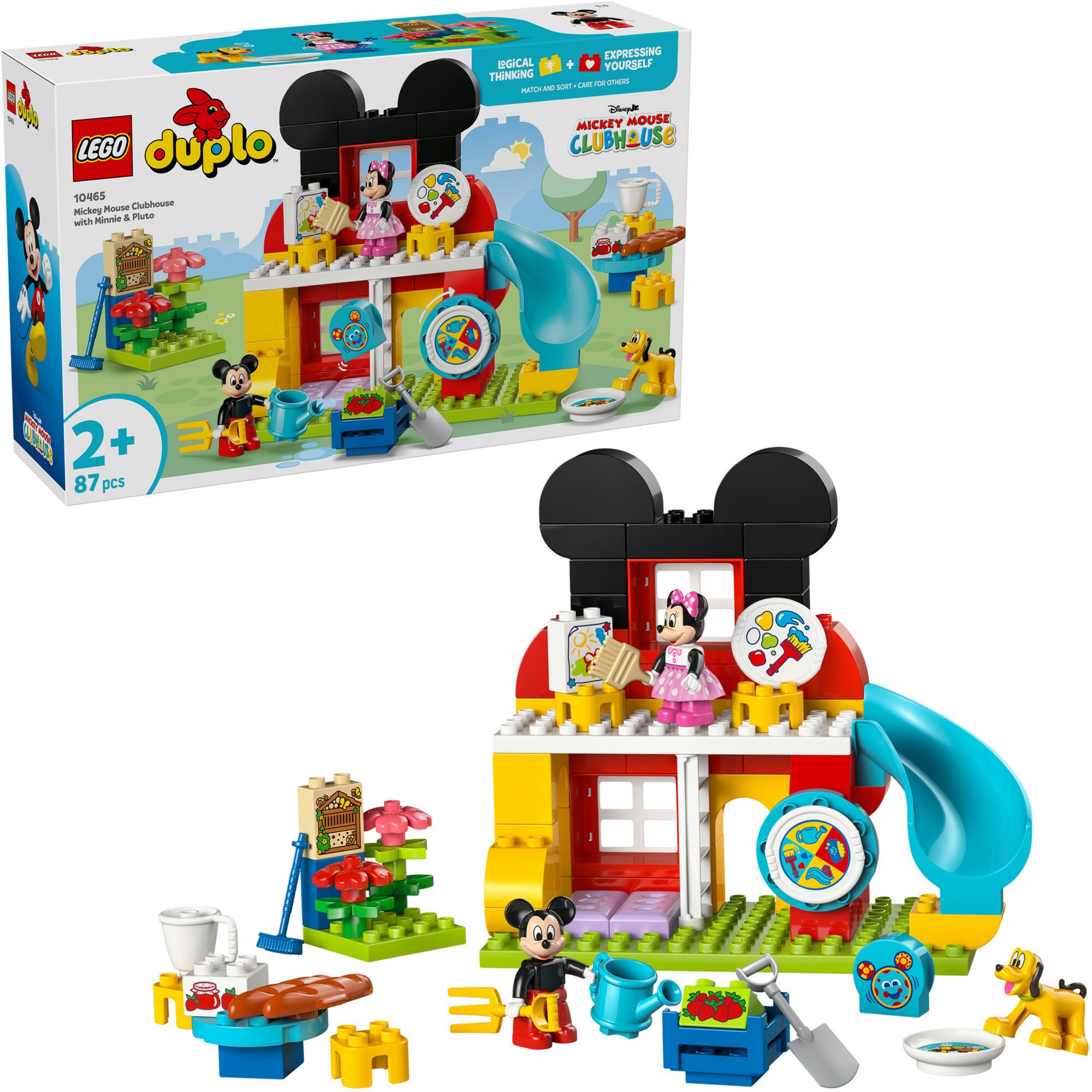 LEGO Konstruktionsspielzeug DUPLO Micky Maus Wunderhaus mit Minnie und Pluto - Bild 1