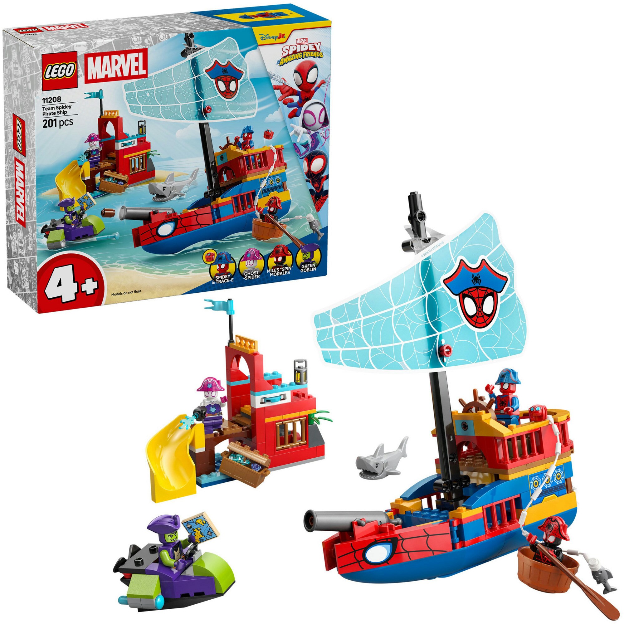 LEGO Konstruktionsspielzeug Marvel Spidey und seine Super-Freunde Piratenschiff von Spideys Team - Bild 1