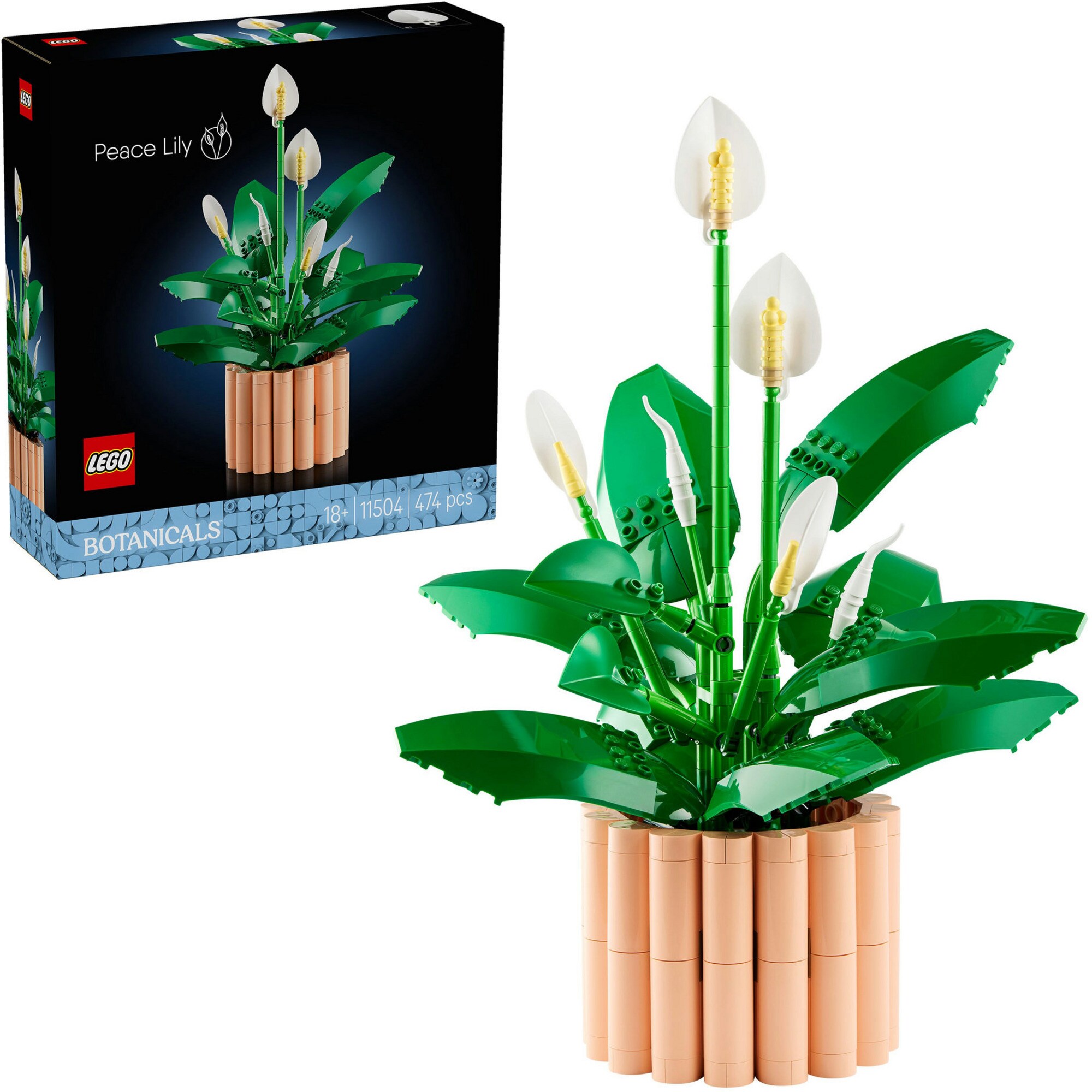 LEGO Konstruktionsspielzeug Botanicals Friedenslilie - Bild 1