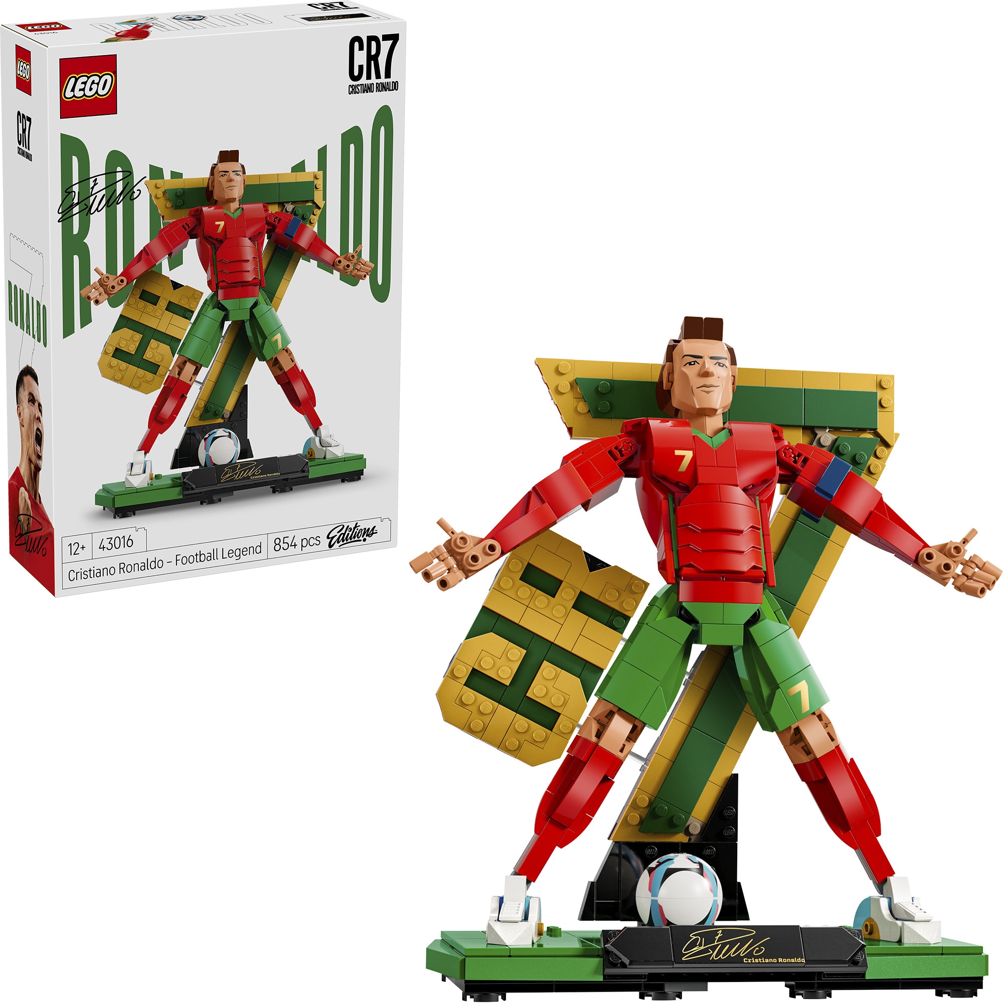 LEGO Konstruktionsspielzeug Editions Cristiano Ronaldo - Fu&szlig;balllegende - Bild 1