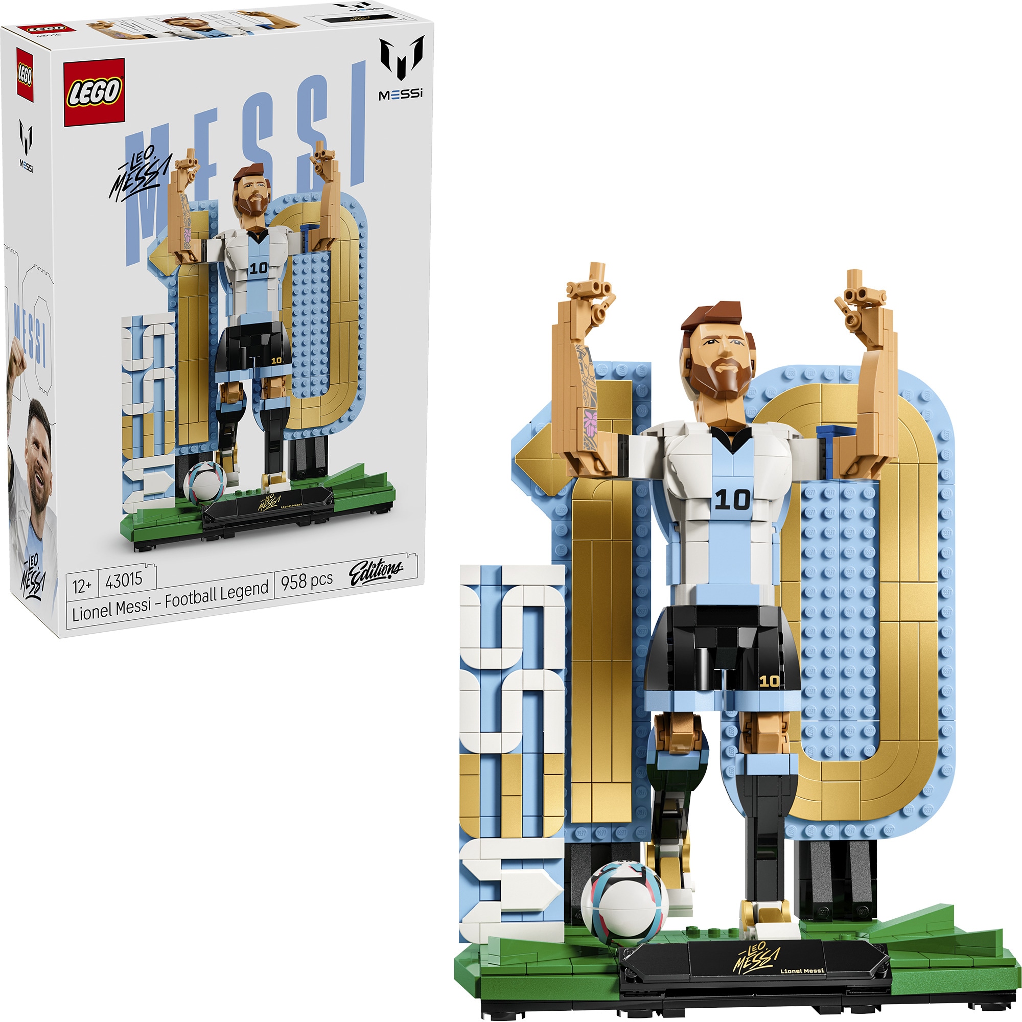 LEGO Konstruktionsspielzeug Editions Lionel Messi - Fu&szlig;balllegende - Bild 1