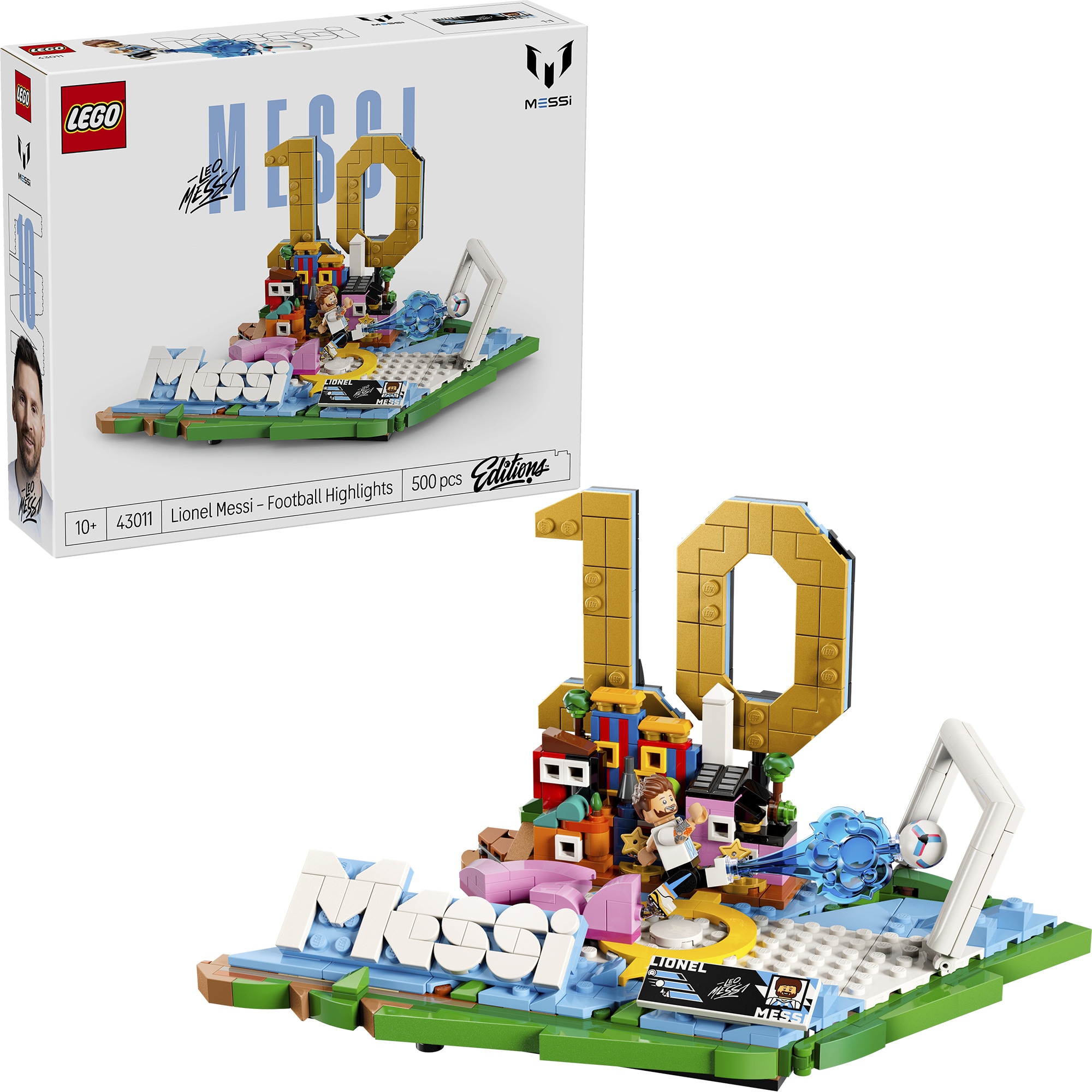 LEGO Konstruktionsspielzeug Editions Lionel Messi - Fu&szlig;ball Highlights - Bild 1