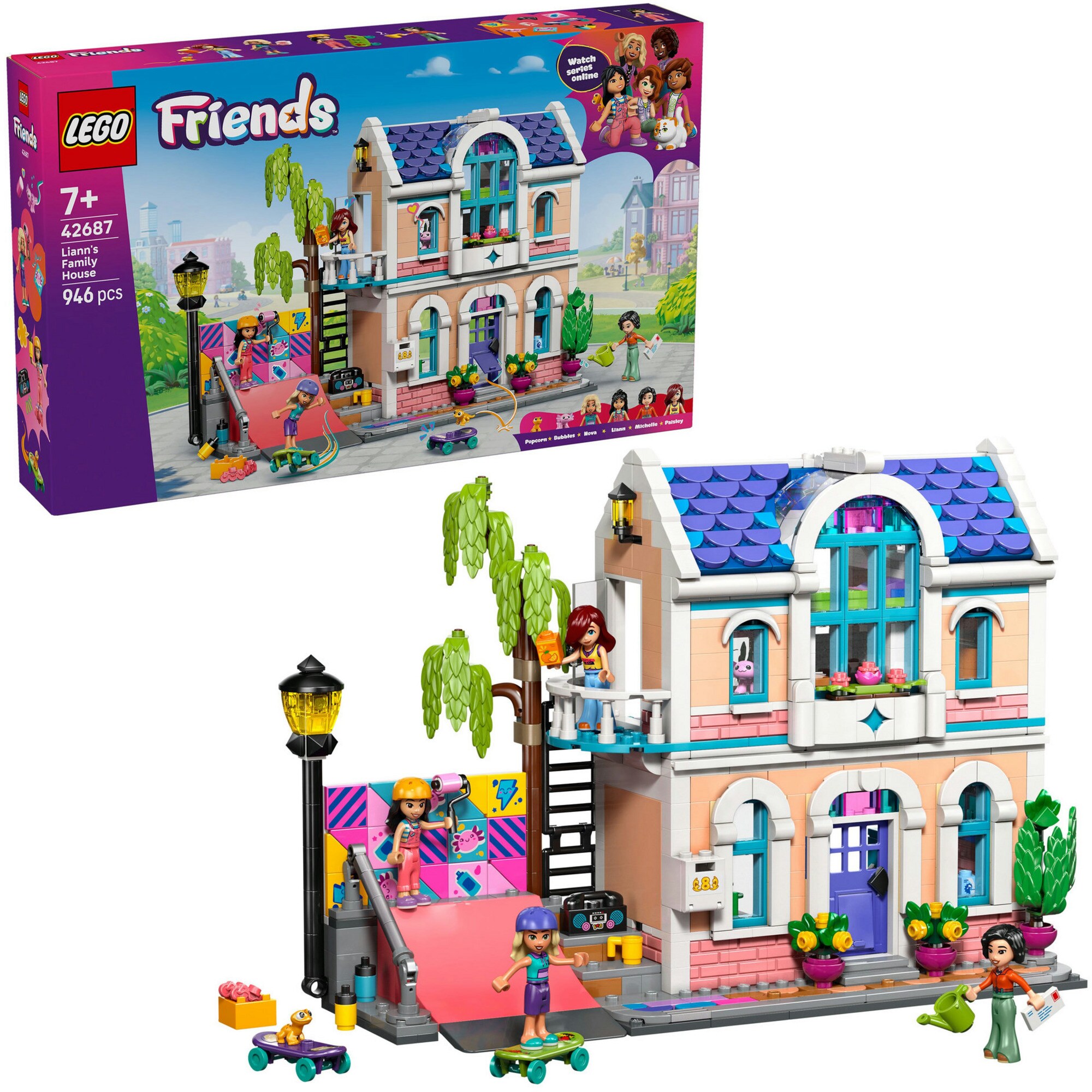 LEGO Konstruktionsspielzeug Friends Lianns Familienhaus - Bild 1