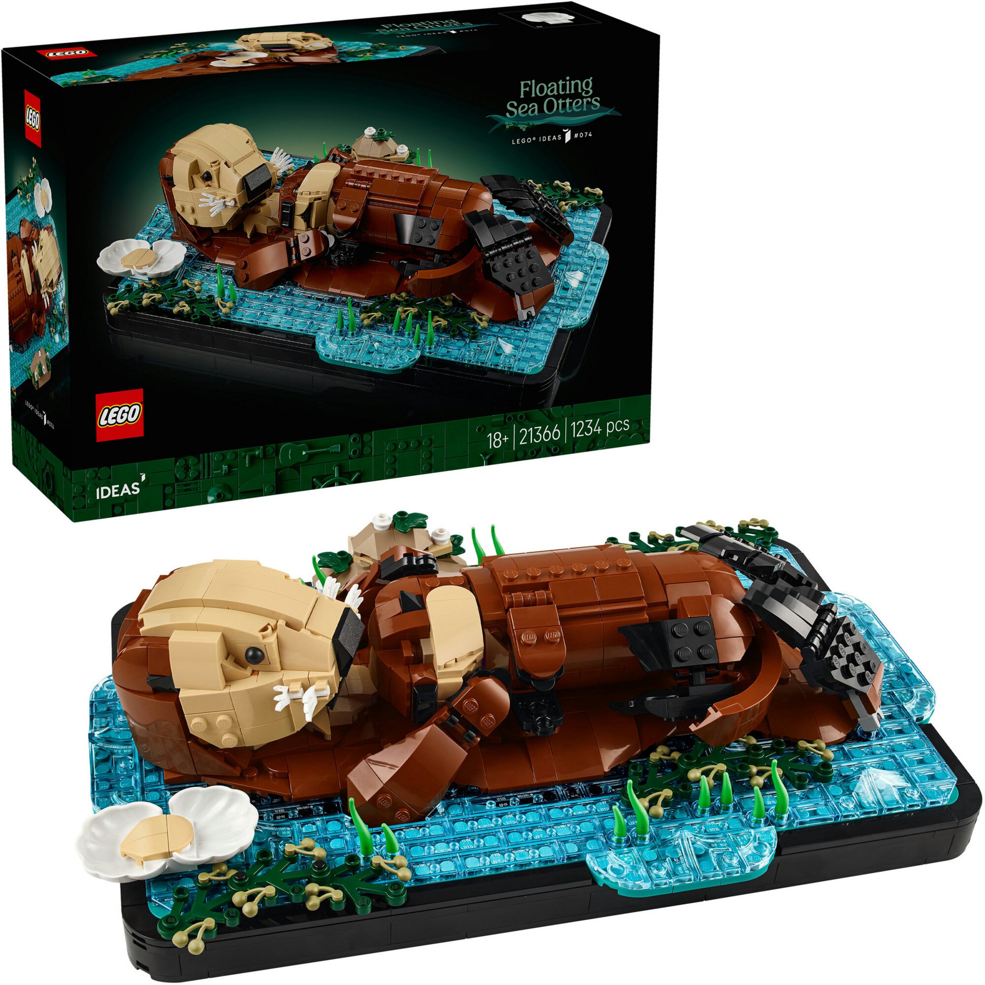 LEGO Konstruktionsspielzeug Ideas Schwimmende Otter - Bild 1